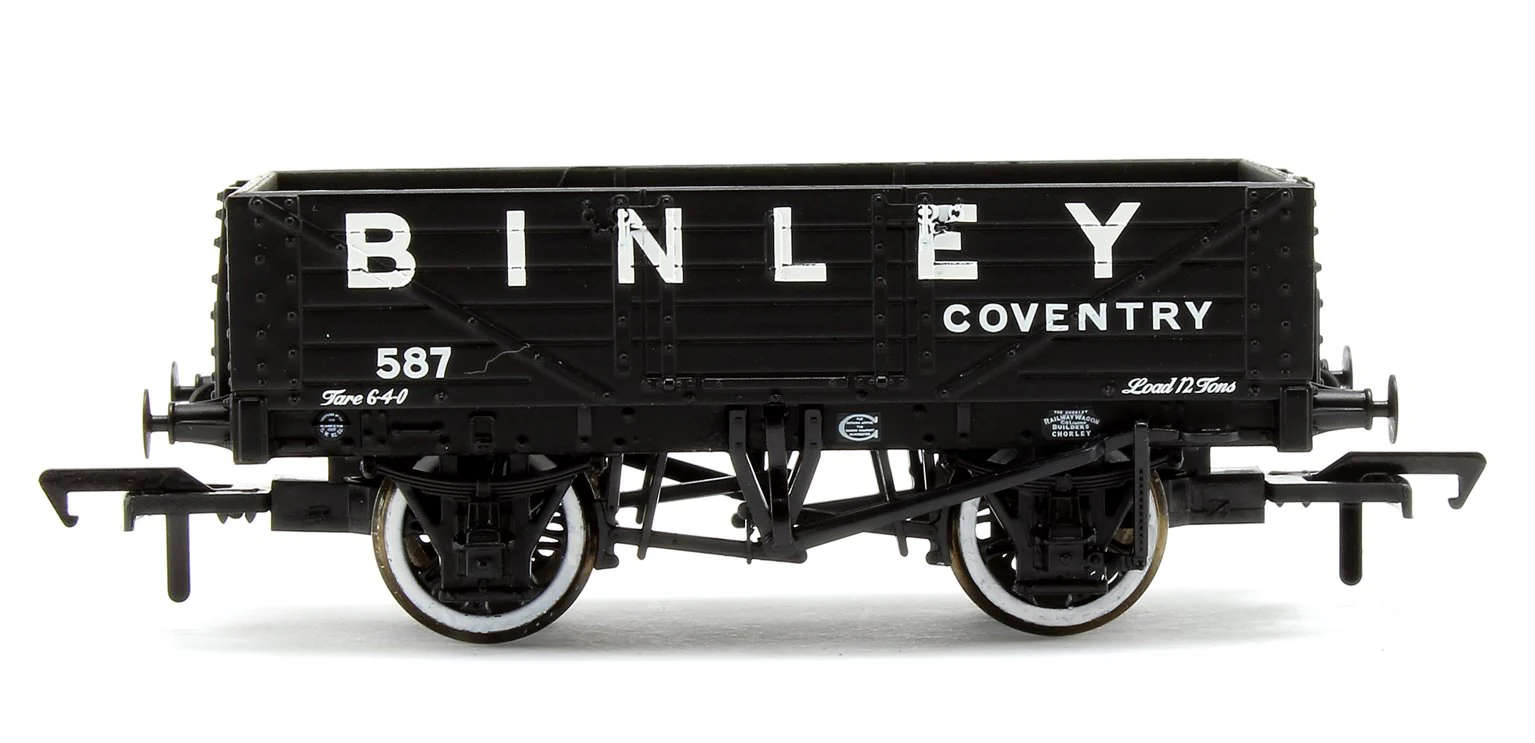 5 Plank Wagon Wooden Floor 'Binley' Black No.587 - Image 3