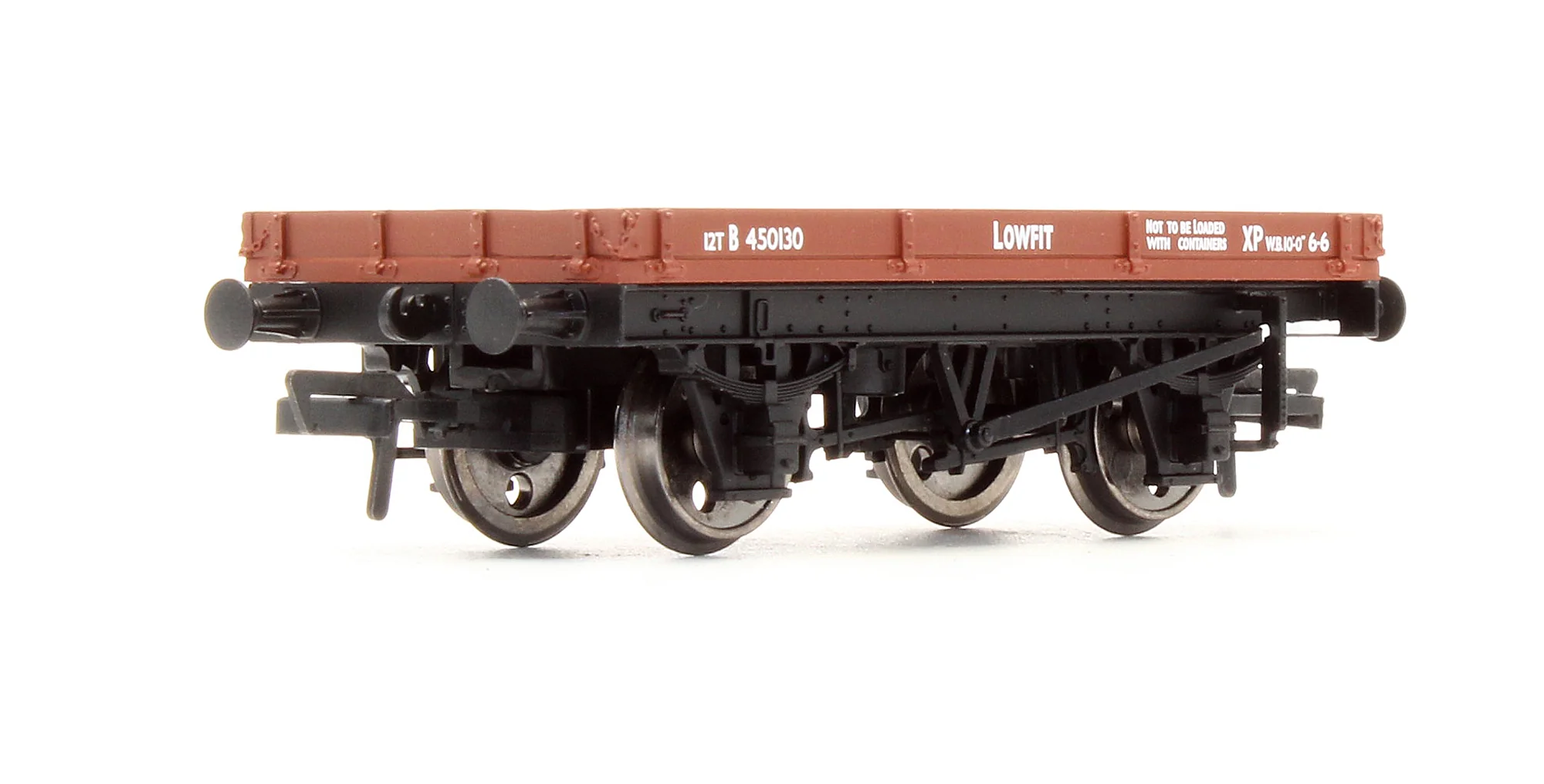Pre-Owned 37-477C 1 Plank Wagon BR Bauxite (Early) 'B 450130' - Image 2