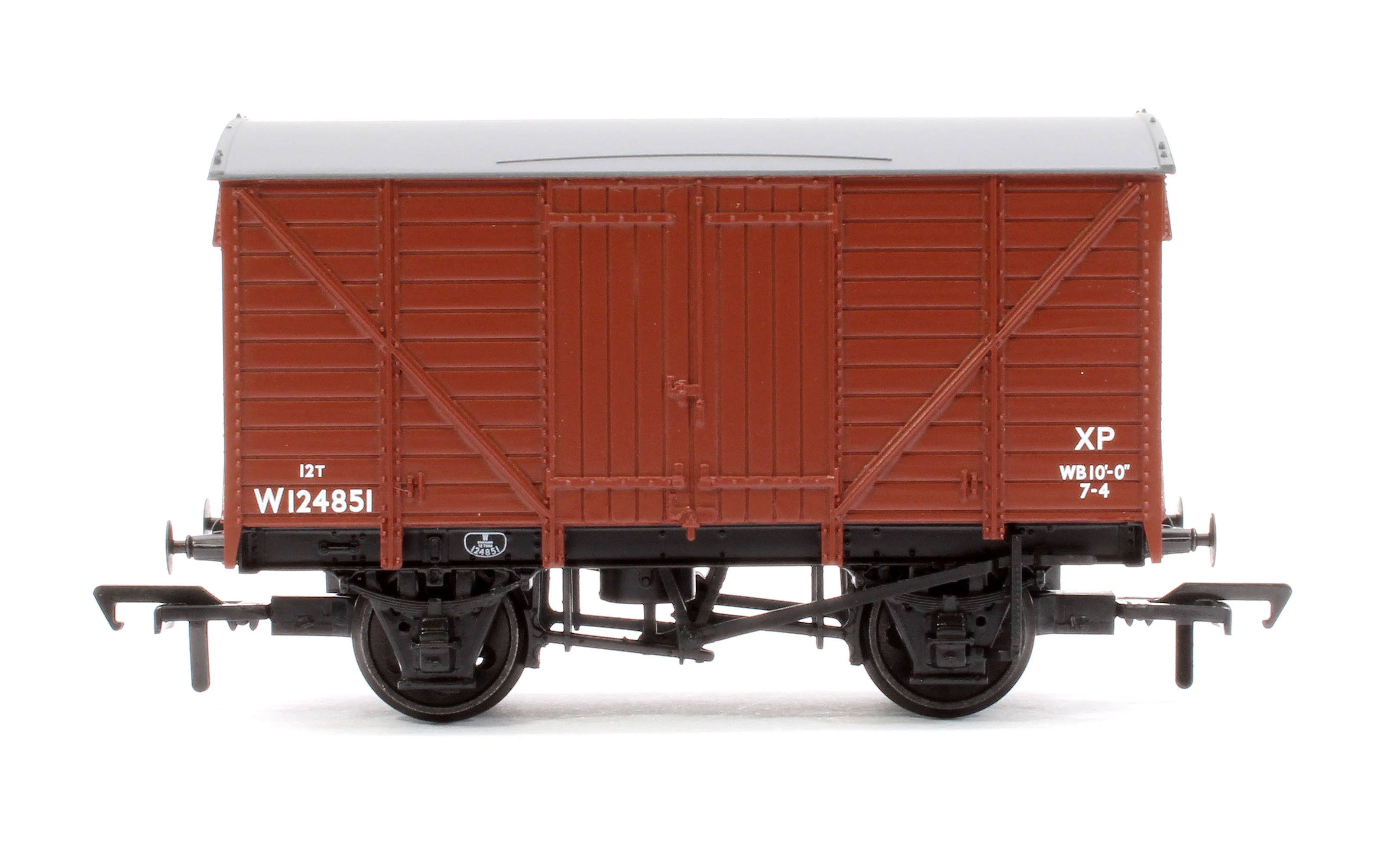 37-732 GWR 12T Ventilated Van BR Bauxite (Late) W124851 - Image 2