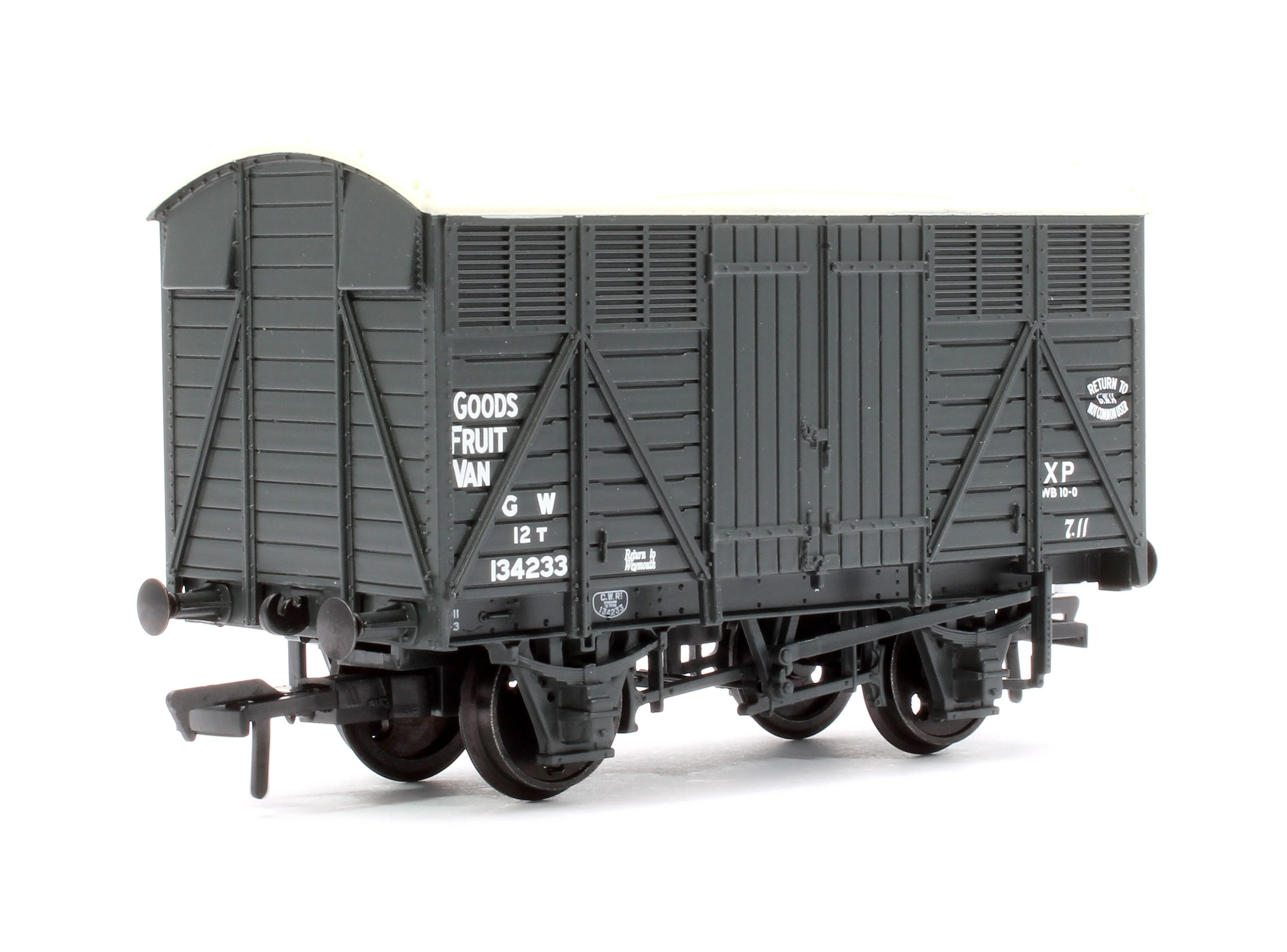 37-751F GWR 12 Ton Fruit Van GWR Grey 134233 - Image 3