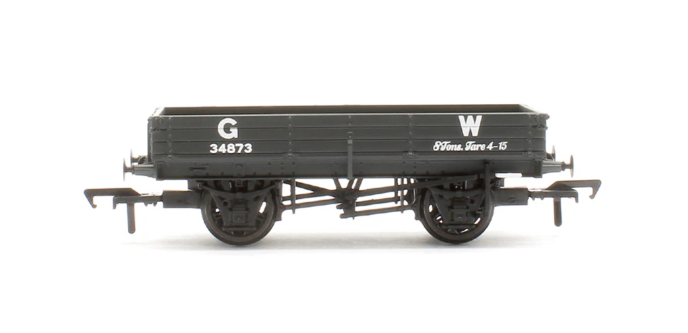 37-941A 3 Plank Wagon GWR Grey No.34873 - Image 3