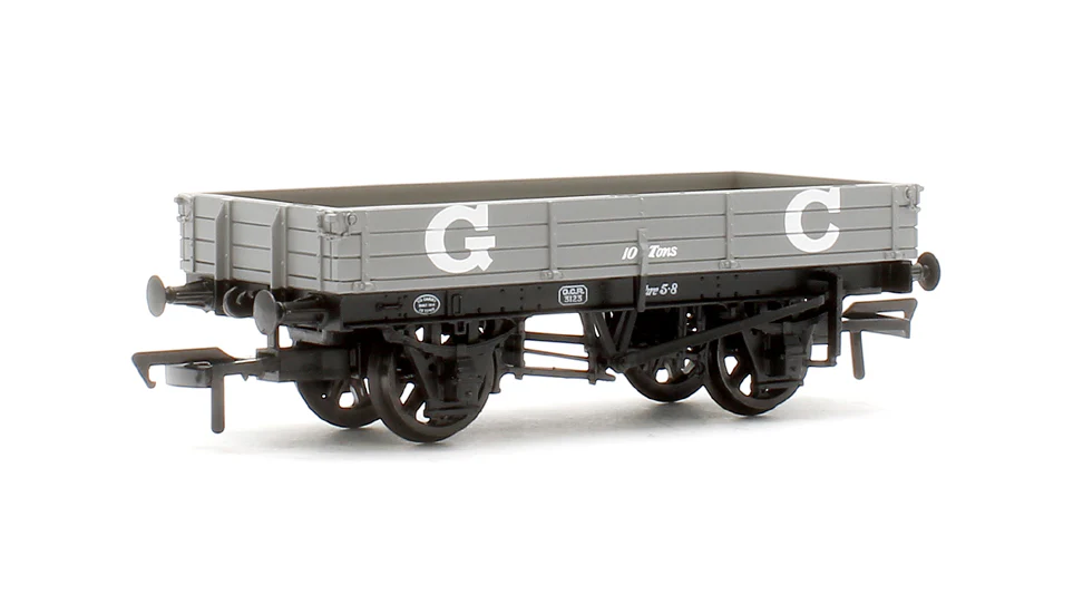 37-942A 3 Plank Wagon GCR Grey No.3123