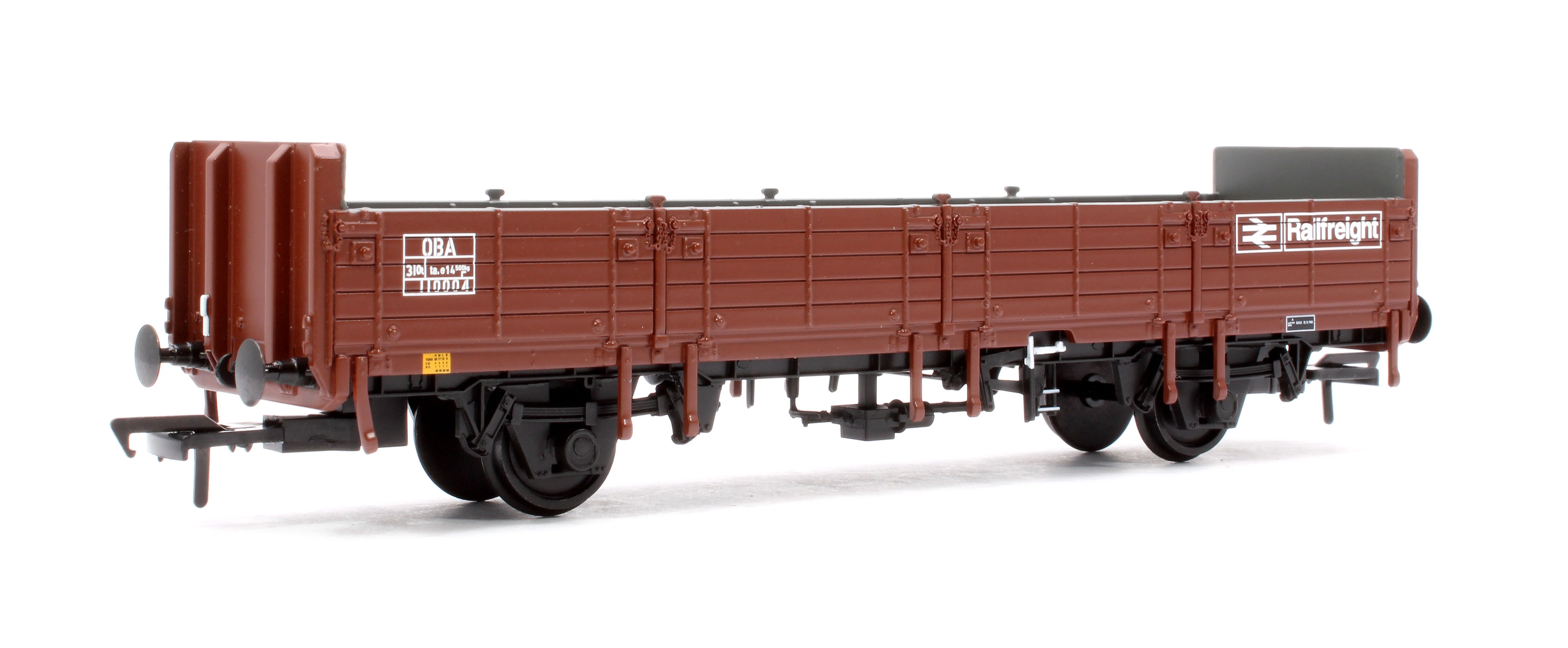 38-044A BR OBA Open Wagon Low Ends BR Freight Brown (Railfreight) No.110004 - Image 3