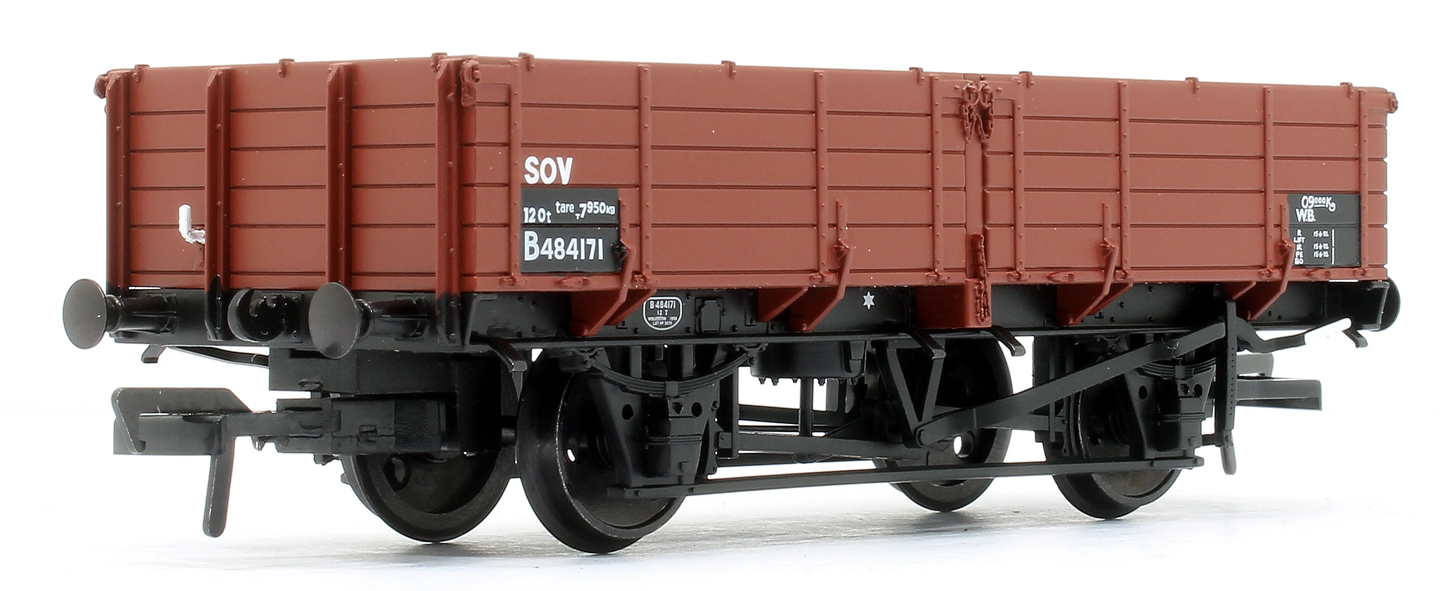BR 12T Pipe Wagon BR Bauxite (TOPS) 484171 - Image 2