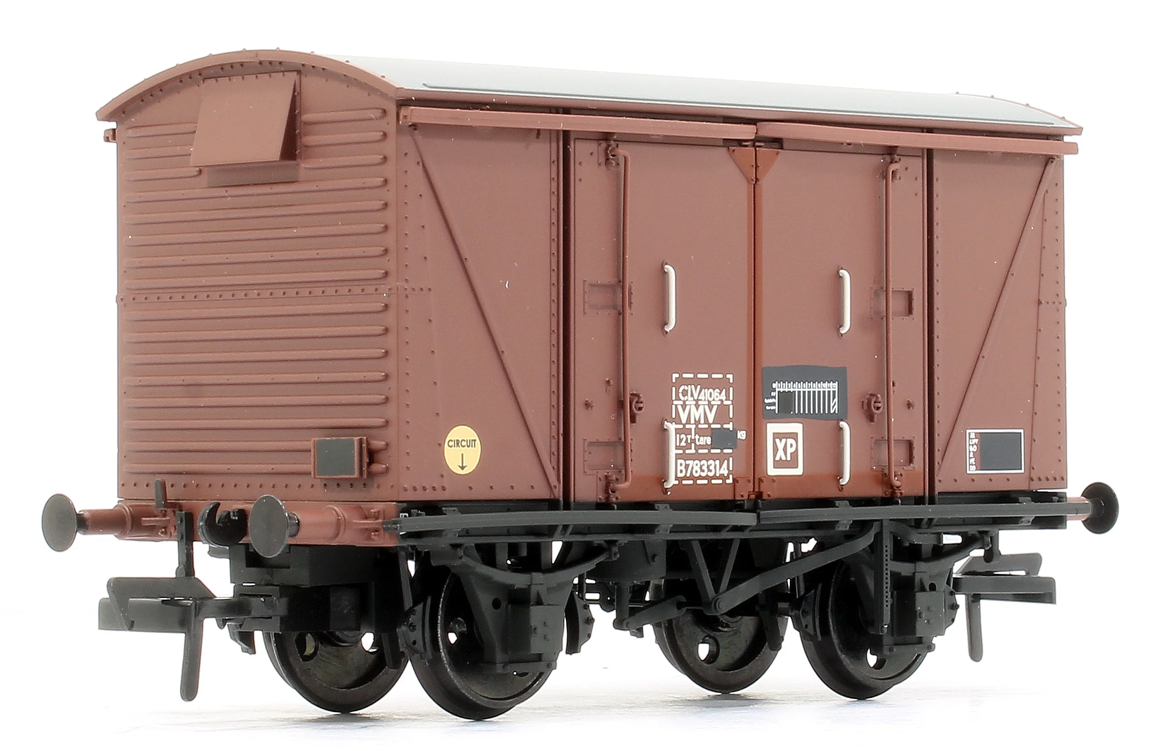 38-874 BR 12T 'Vanwide' Ventilated Van BR Bauxite (TOPS) No. B783314 - Image 2