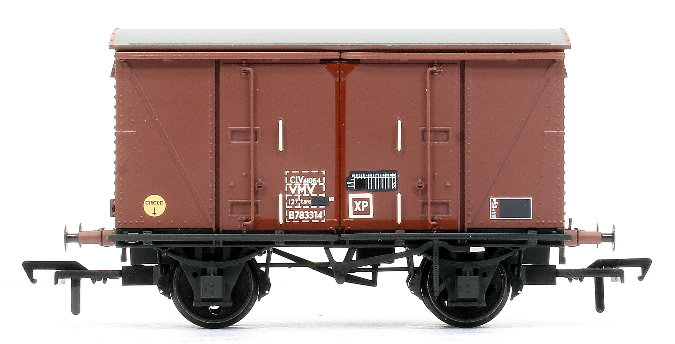 38-874 BR 12T 'Vanwide' Ventilated Van BR Bauxite (TOPS) No. B783314 - Image 3