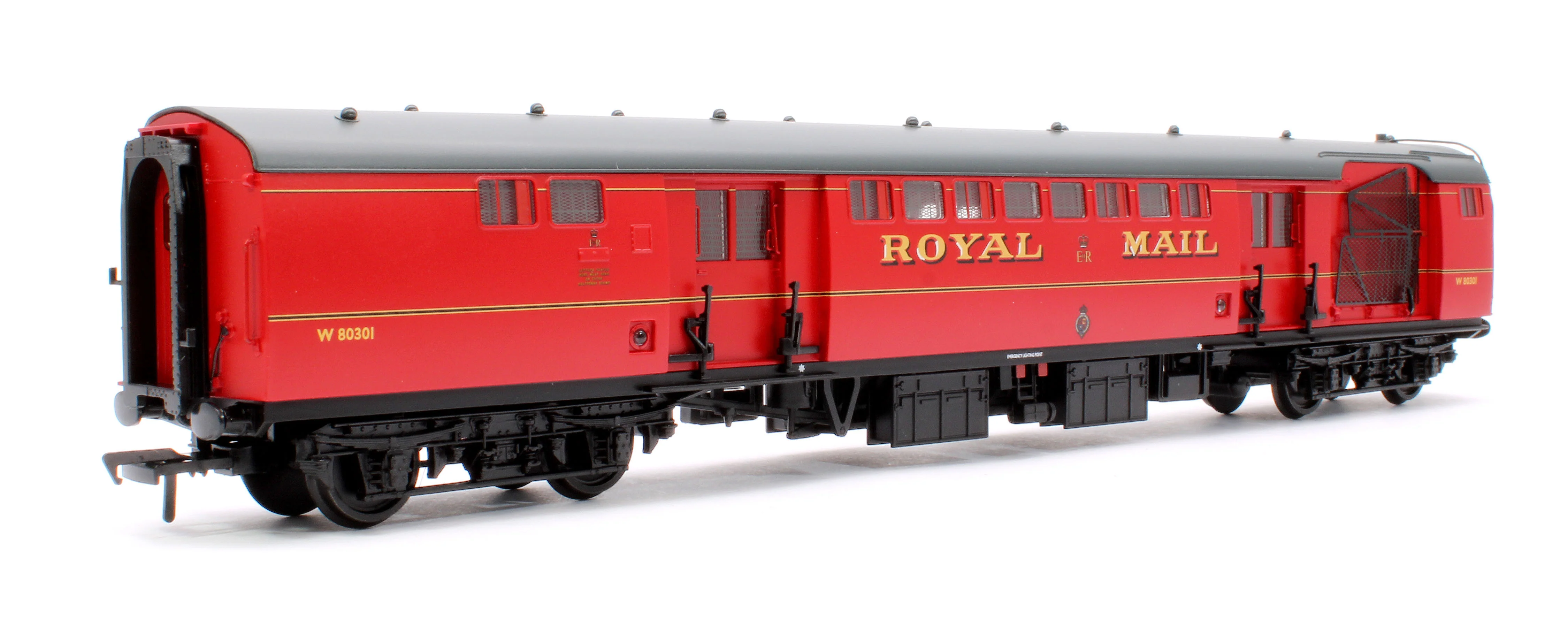 39-421C BR Mk1 POS Post Office Sorting Van Post Office Red (with Net) No. W80301