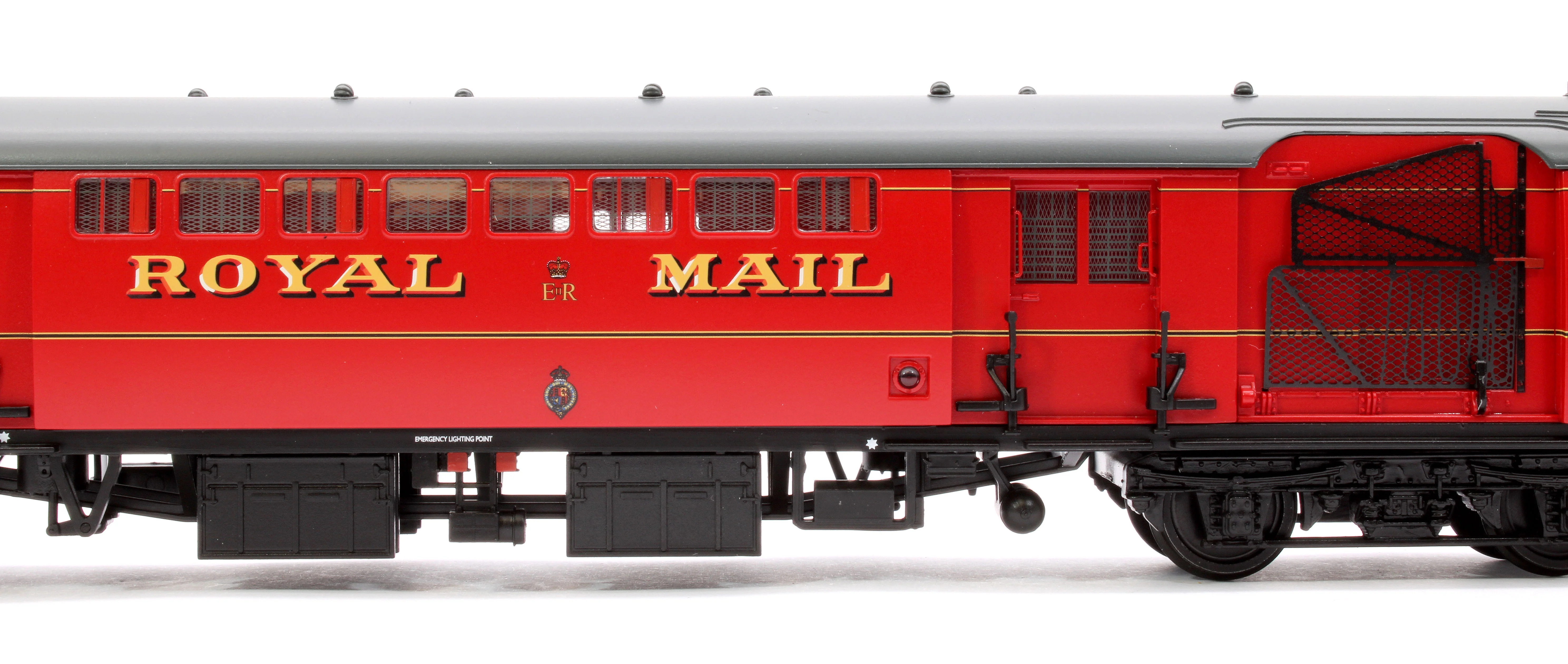 39-421C BR Mk1 POS Post Office Sorting Van Post Office Red (with Net) No. W80301 - Image 5