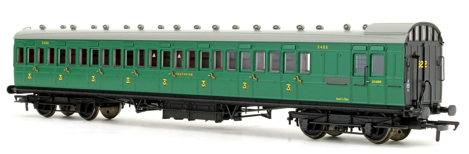SE&CR 60ft Birdcage Brake Third SR Malachite Green 3455 - Image 2