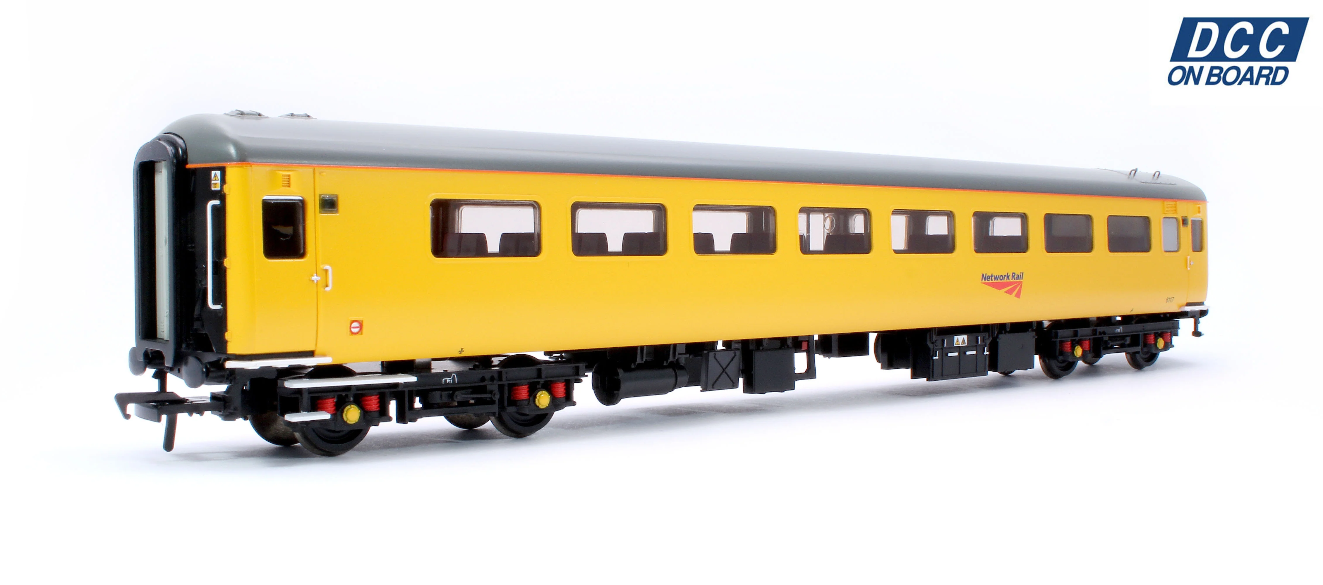 BR Mk2F ex-TSO Staff Coach Network Rail Yellow No.6117 - DCC Fitted - Image 3