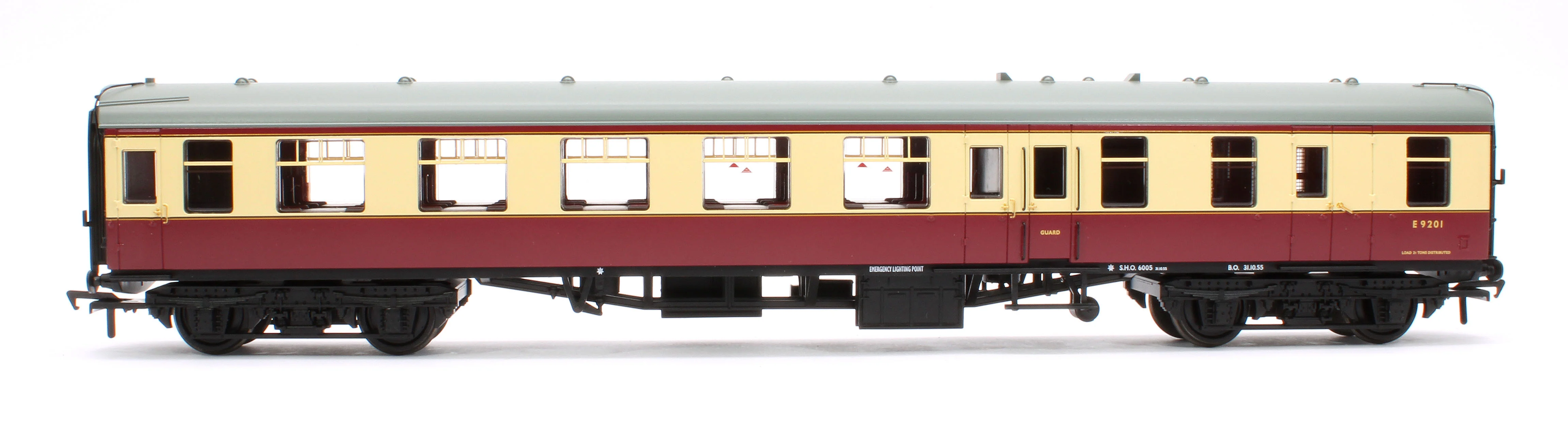 39-800 BR MK1 BSO Brake Second Open BR Crimson & Cream No. E9201 - Image 2