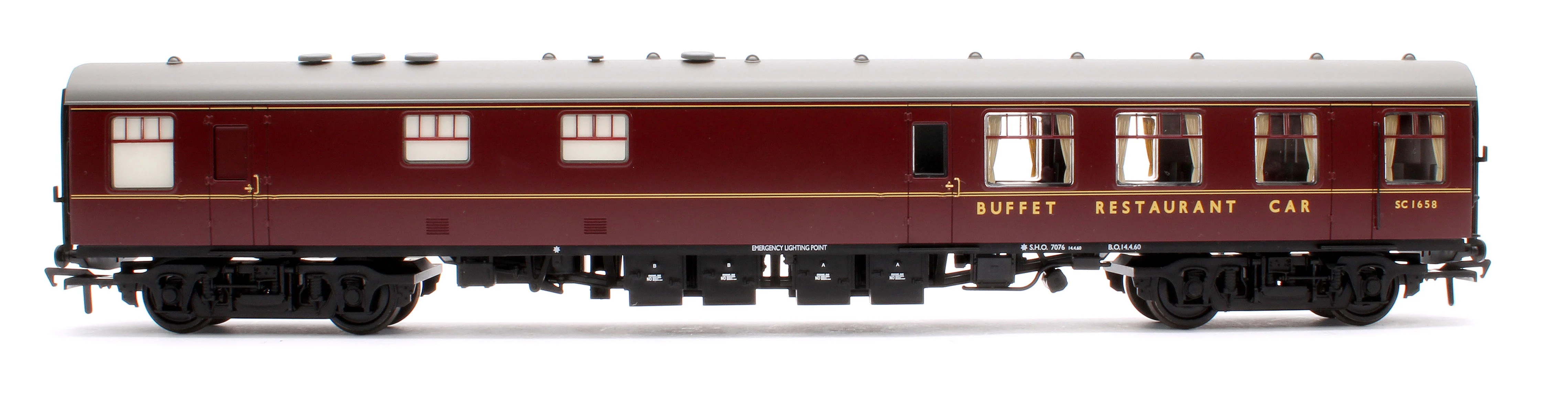 39-850 BR MK1 RB Restaurant Buffet BR Maroon No. SC1658 - Image 2