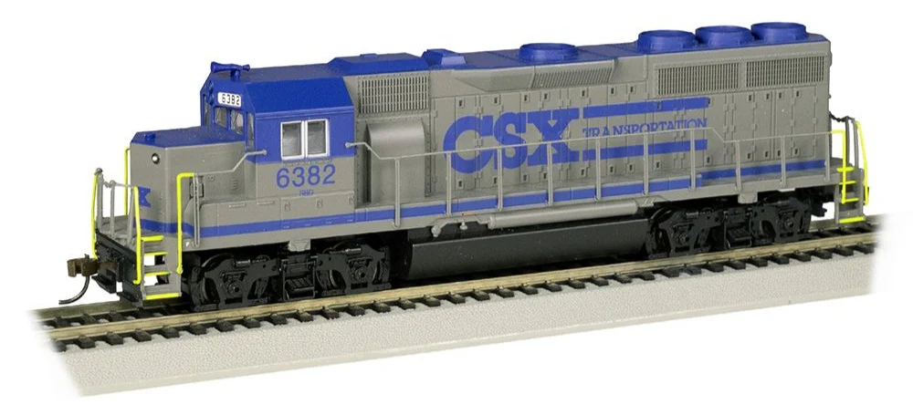 EMD GP40 - Csx #6382 (Csx Transportation) Diesel Locomotive - DCC Sound