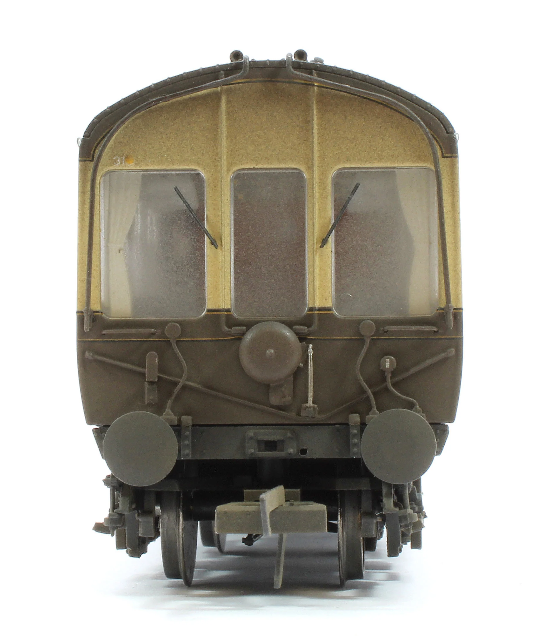 BL-201-006W Bespoke Weathered Black Label GWR Great Western Q13 Inspection Saloon, GWR Chocolate & Cream (Twin Cities) 80972 - Image 6