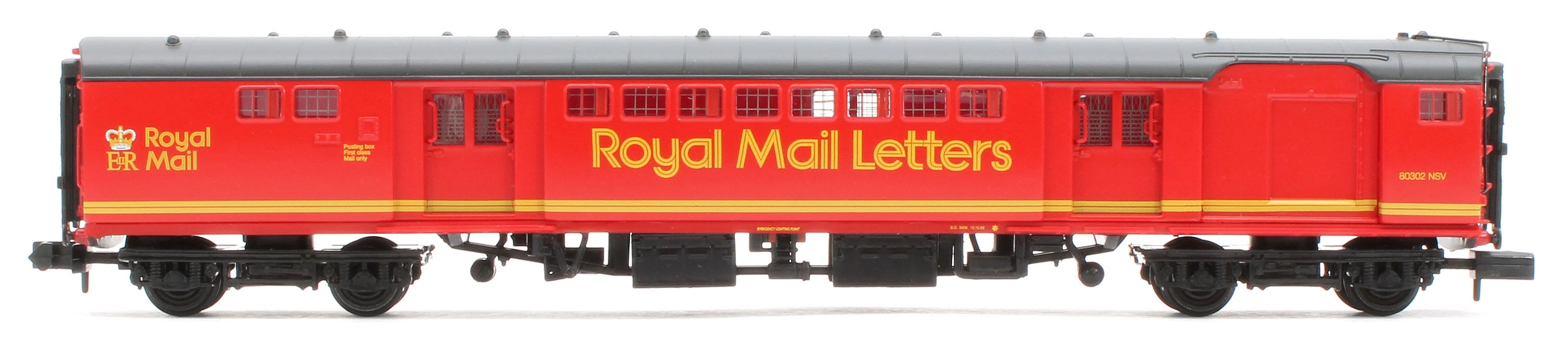 BR Mk1 POS Post Office Sorting Van Royal Mail Letters Red No.80302 - Image 2