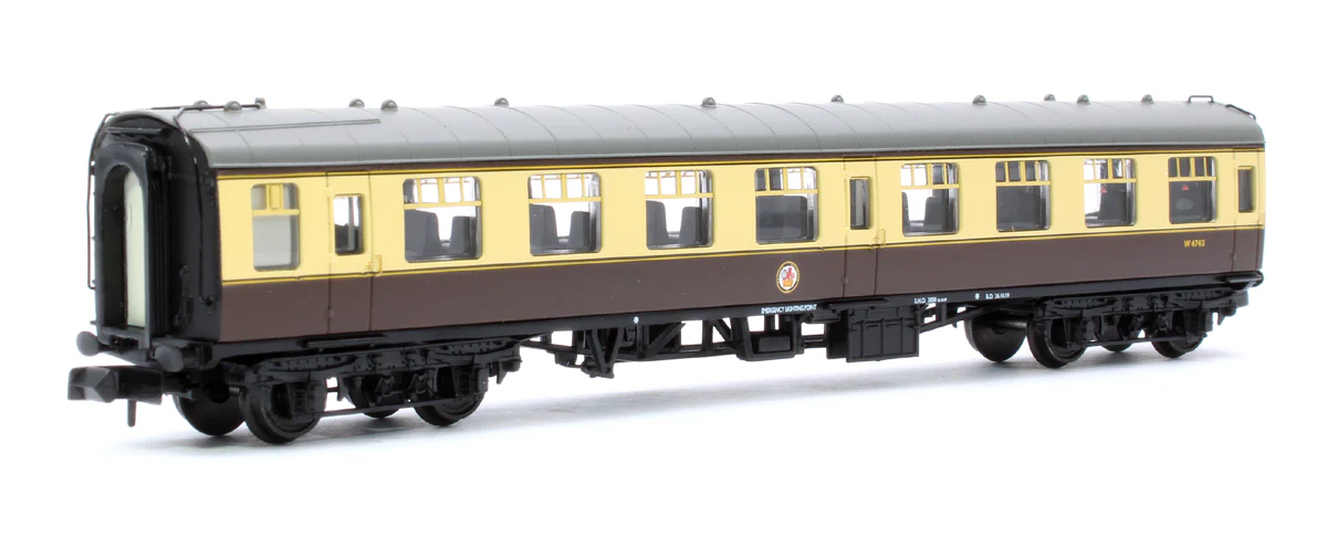 BR Mk1 TSO Tourist Second Open BR (WR) Chocolate & Cream No. W4743 - Image 3