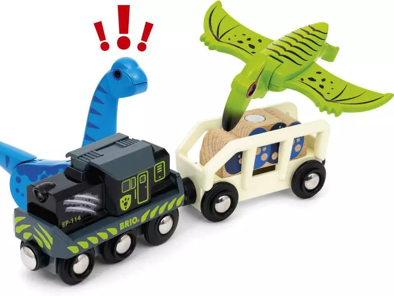 BRIO World Dinosaur Battery Train - Image 7