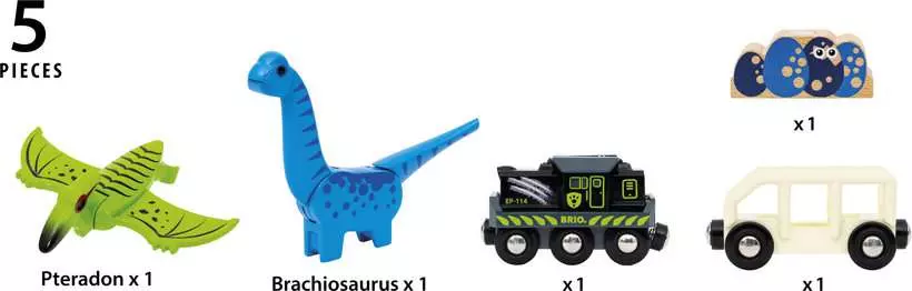 BRIO World Dinosaur Battery Train - Image 9