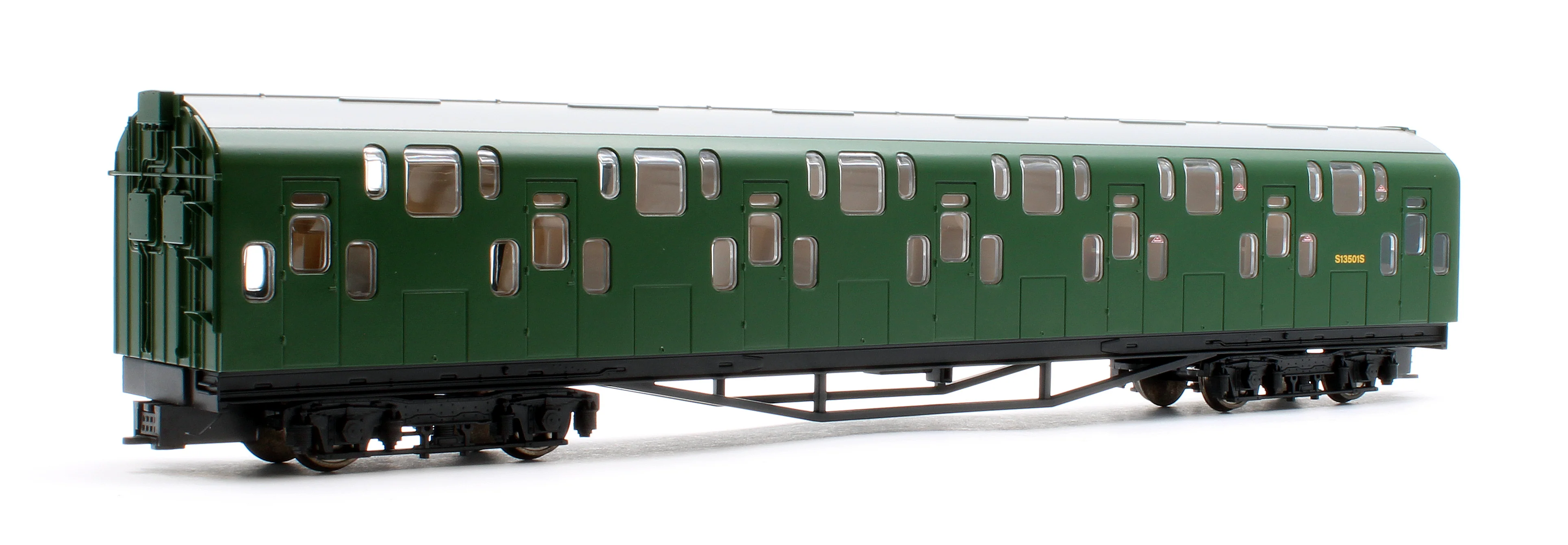 Bulleid Class 4DD Double Decker 4 Car EMU 4001/4901 BR Green with Full Yellow Ends - Image 6