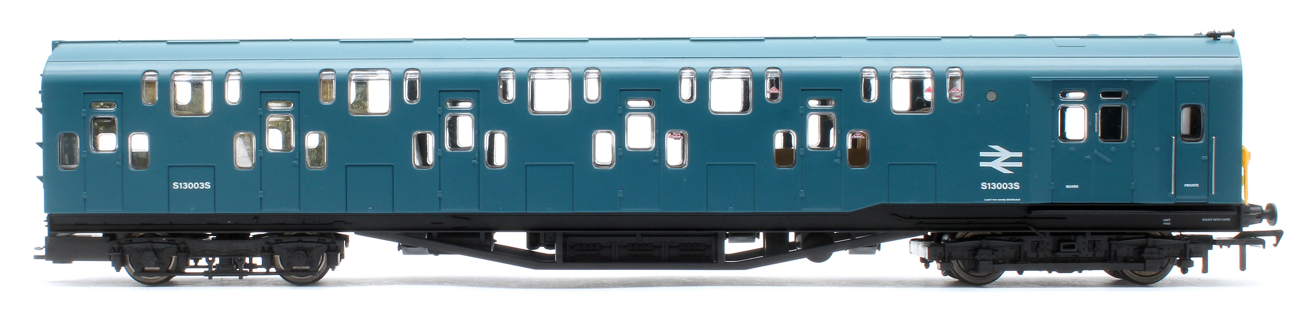 Bulleid Class 4DD Double Decker 4 Car EMU 4002/4902 BR Blue with Full Yellow Ends - Sound Fitted - Image 4