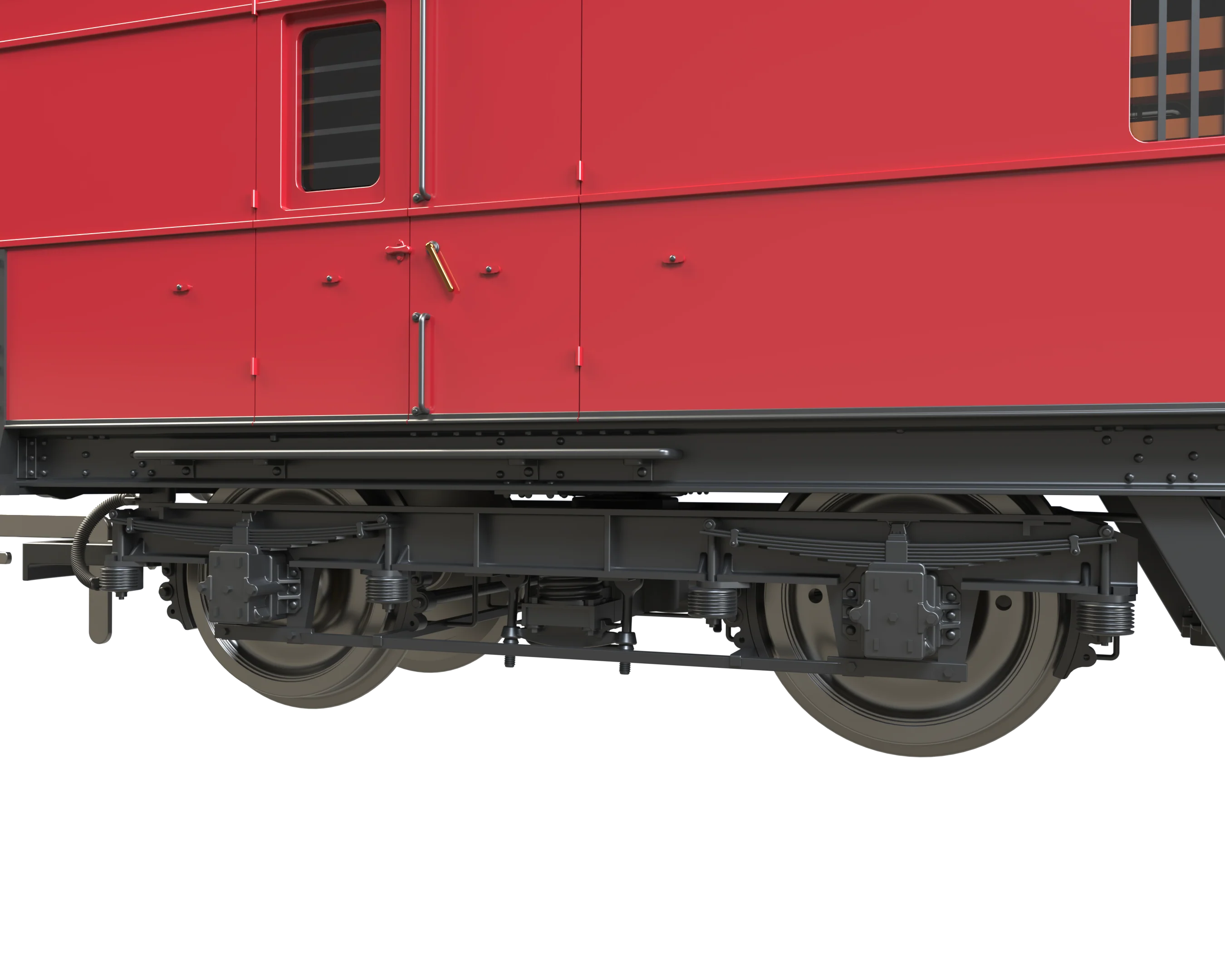 C2021 LMS 42ft GUV Parcels Van BR Crimson M37719 - Image 3