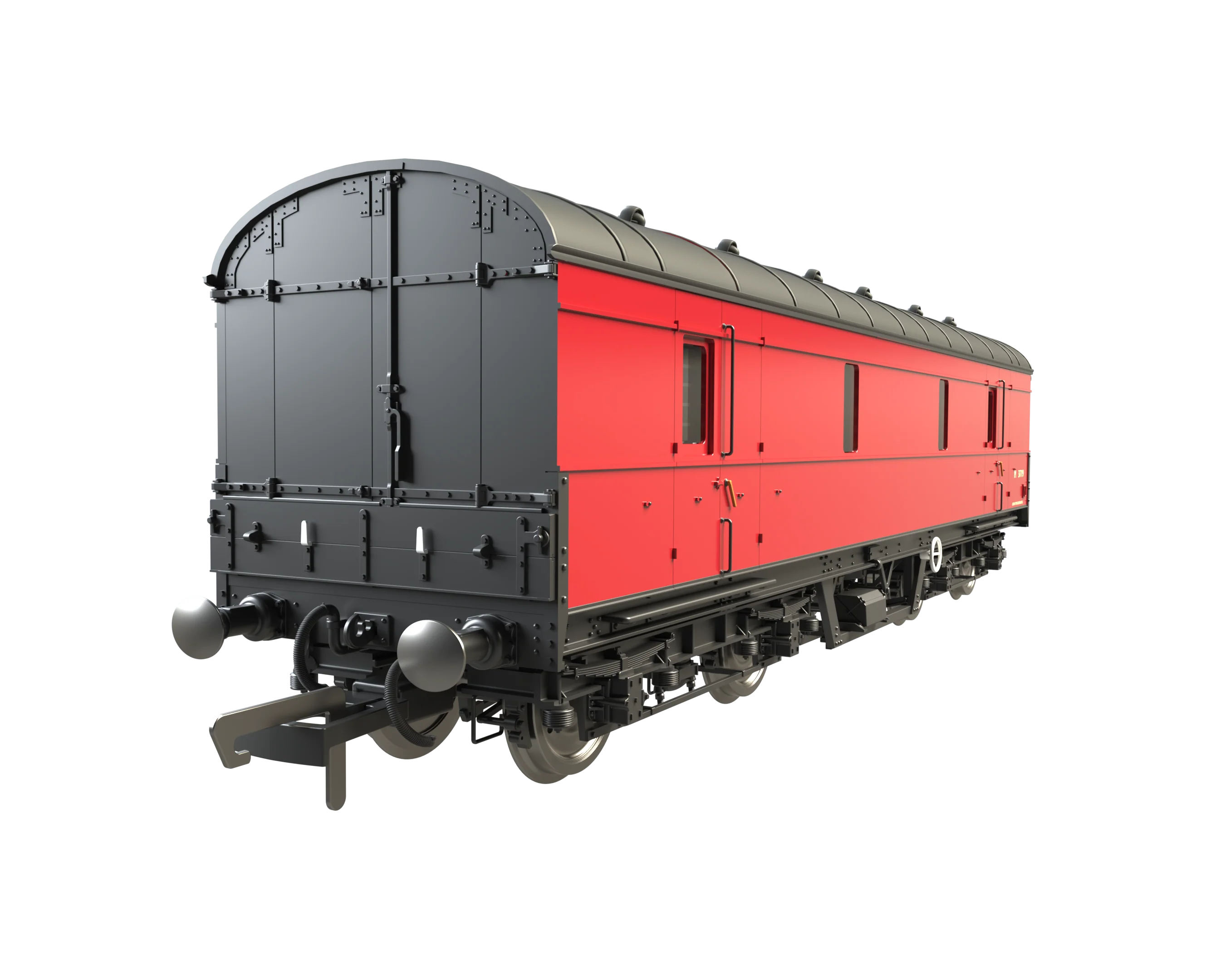 C2021 LMS 42ft GUV Parcels Van BR Crimson M37719 - Image 8