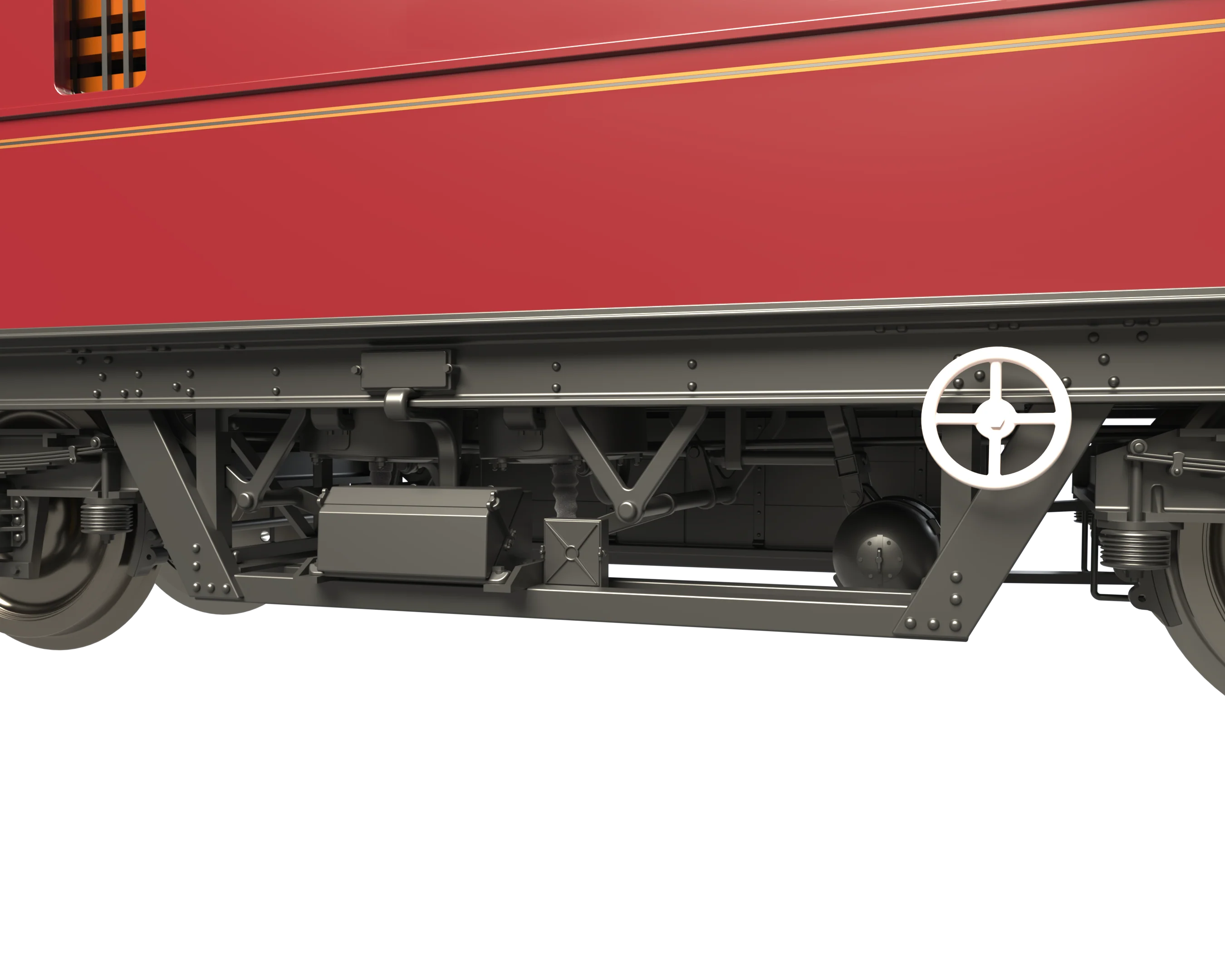 C2022 LMS 42ft GUV Parcels Van BR Lined Maroon M37898M - Image 2