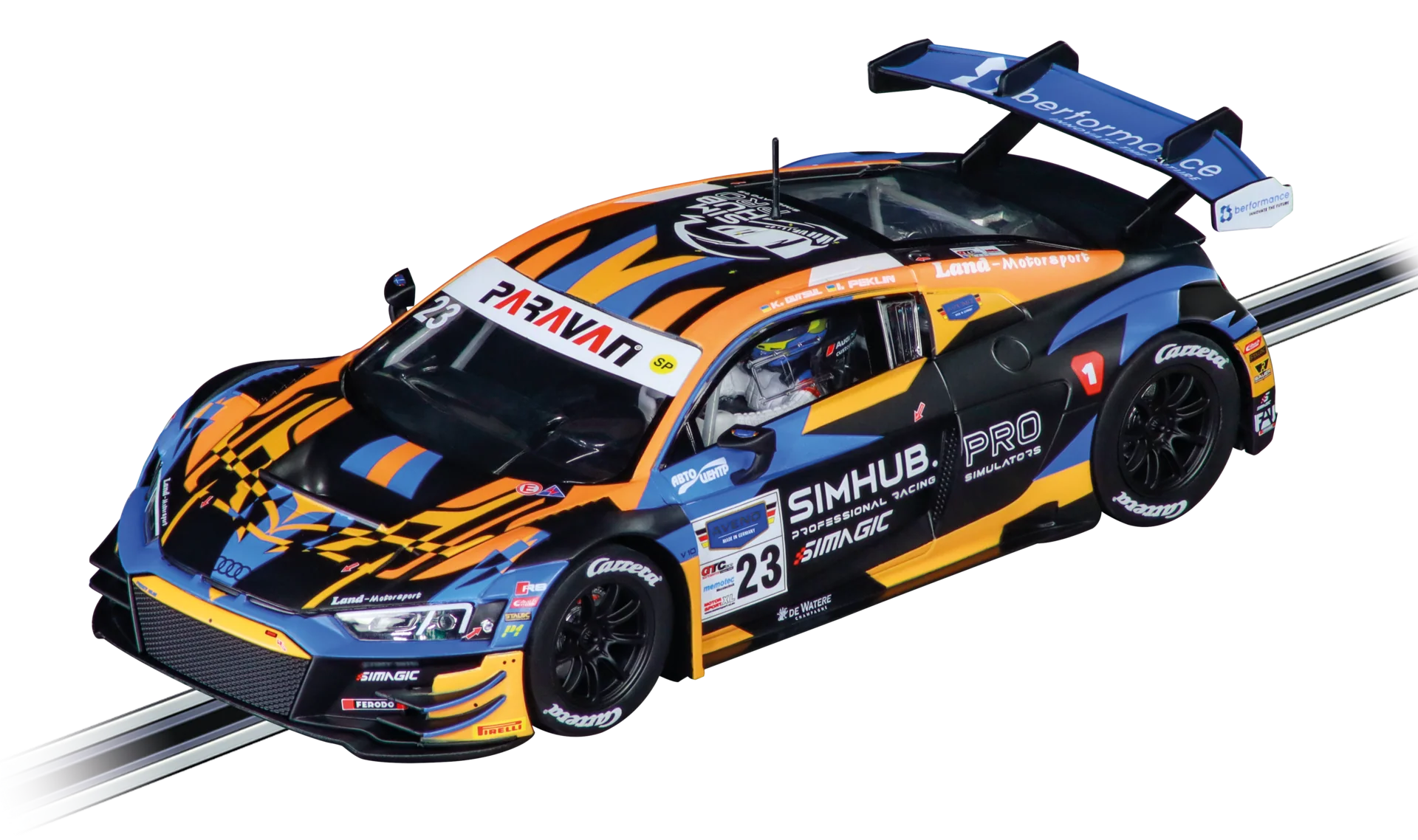 20023990 Carrera Digital 124 Audi R8 LMS GT3 Evo II "Land Motorsport, No.23"