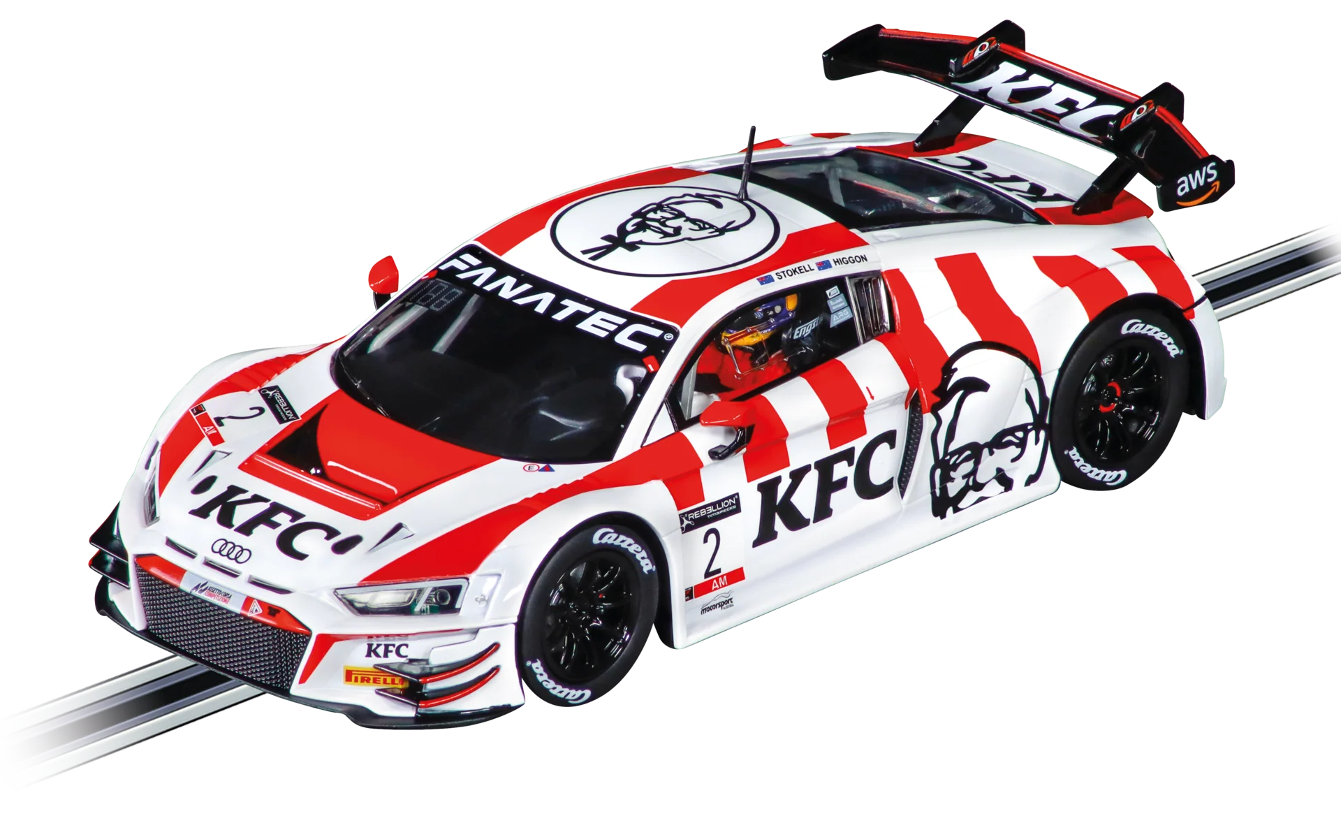 20023991 Carrera Digital 124 Audi R8 LMS GT3 Evo II "KFC Racing, No.2"