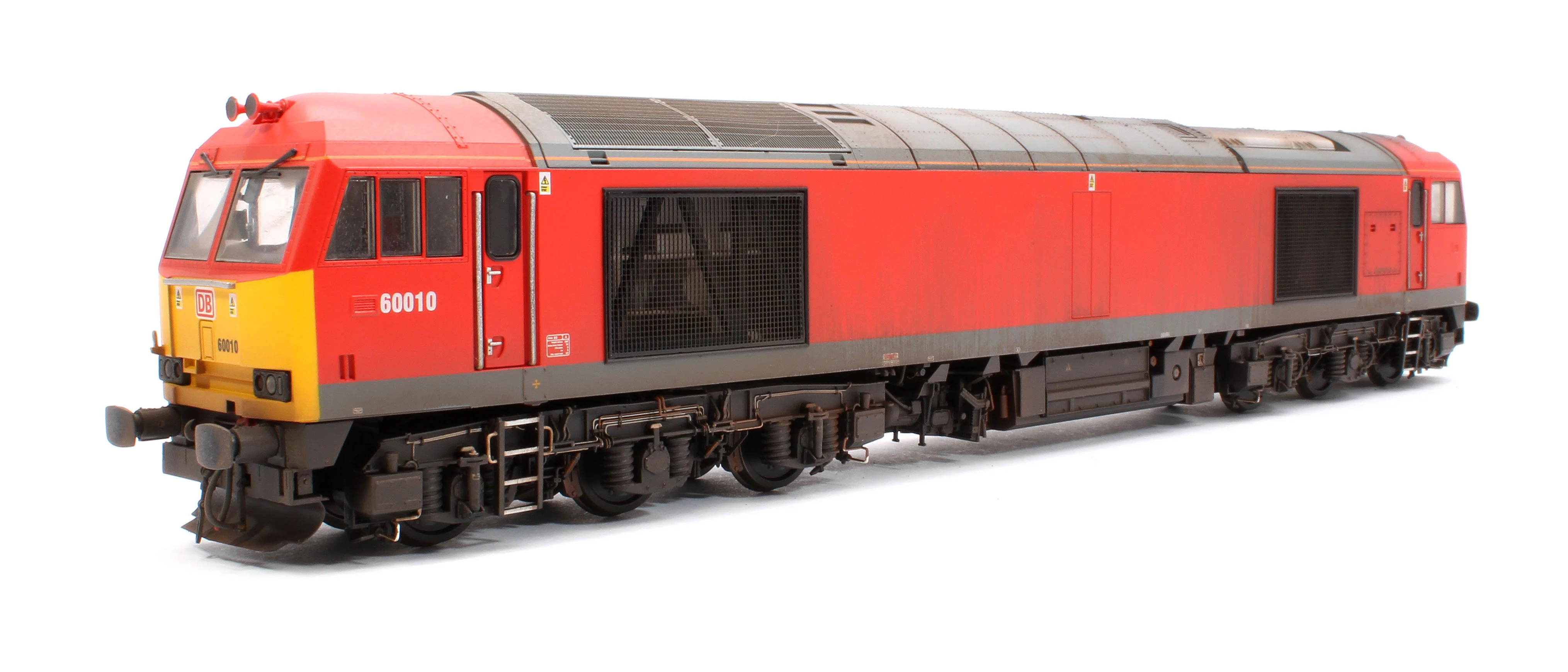 CM-60010-DBW Highly Detailed Premium Weathered Class 60 010 Debranded DB Cargo UK Diesel Electric Locomotive