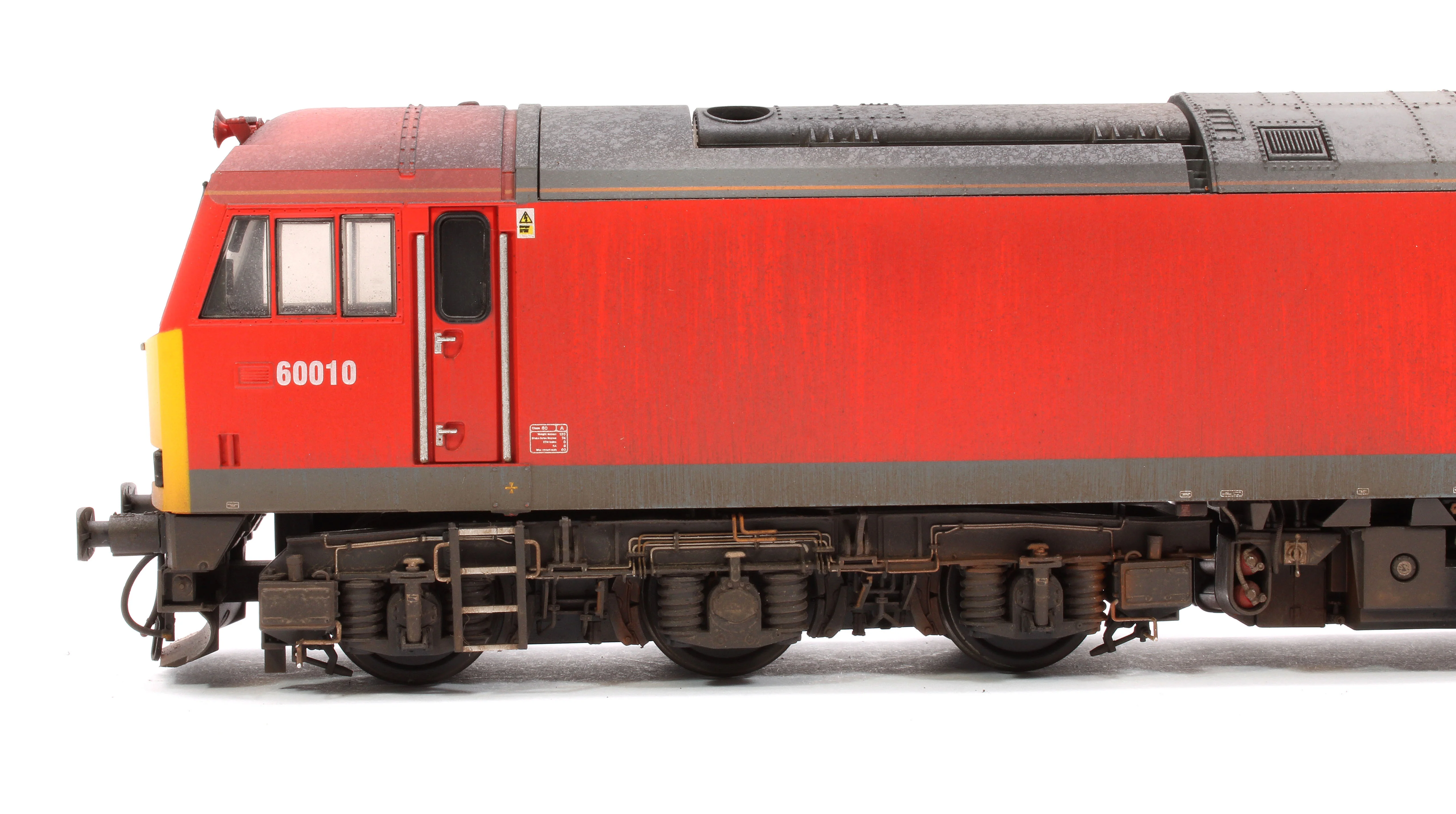 CM-60010-DBW Highly Detailed Premium Weathered Class 60 010 Debranded DB Cargo UK Diesel Electric Locomotive - Image 6