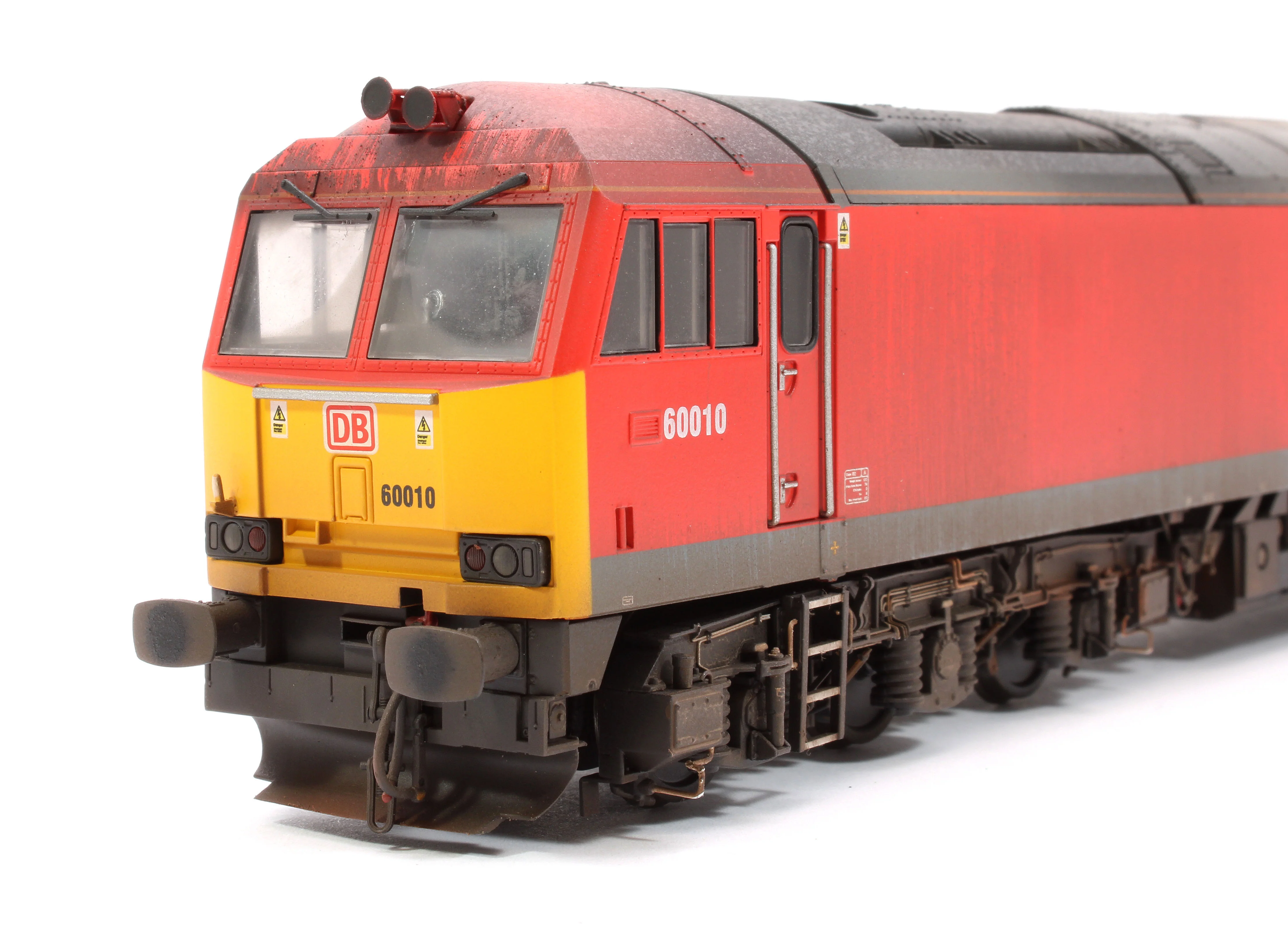 CM-60010-DBW Highly Detailed Premium Weathered Class 60 010 Debranded DB Cargo UK Diesel Electric Locomotive - Image 8