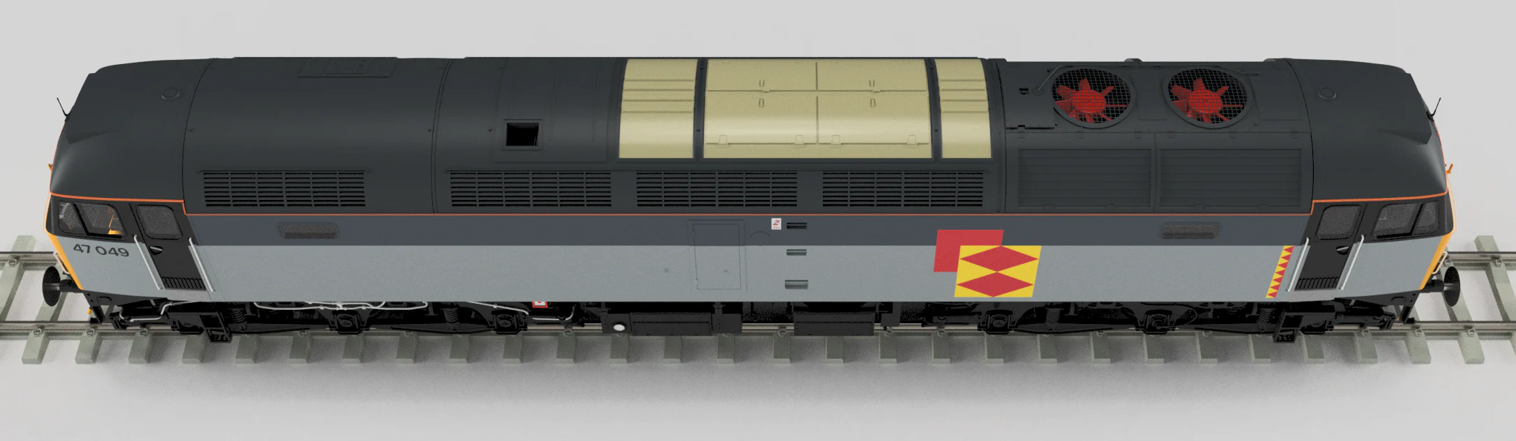 Class 47 Railfreight Distribution No.47049 Diesel Locomotive - Image 3