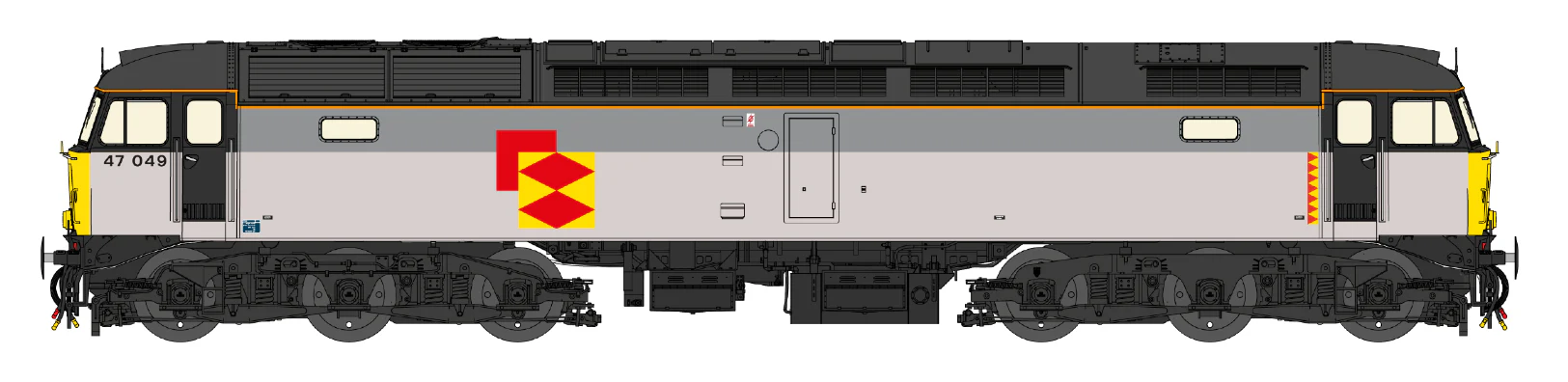 Class 47 Railfreight Distribution No.47049 Diesel Locomotive - Image 4