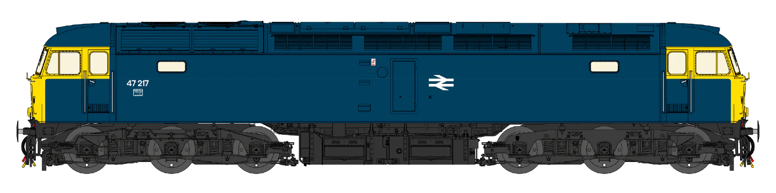 Class 47 BR Blue No.47217 Diesel Locomotive - DCC Sound