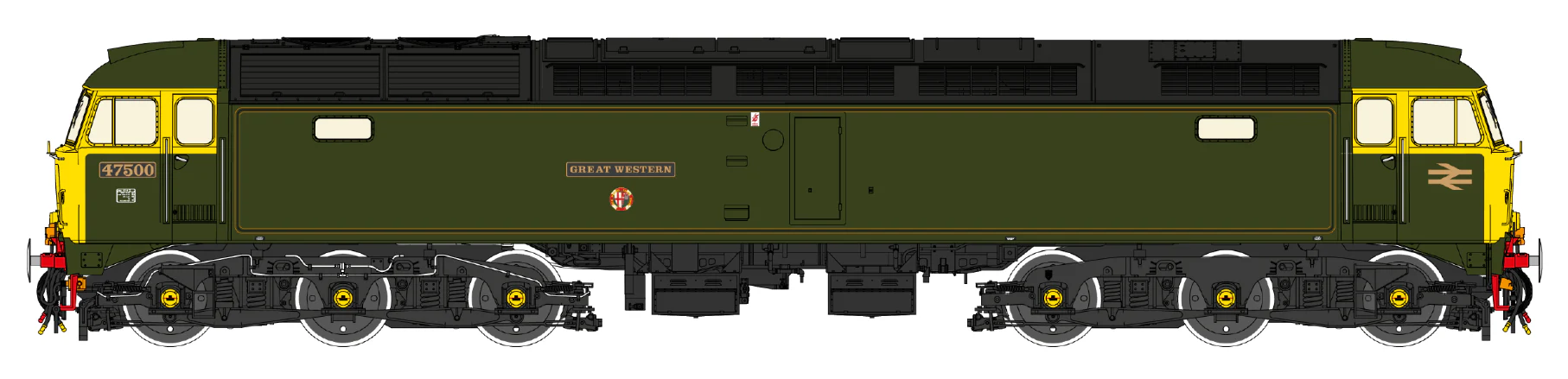 Class 47 GWR Green 'Great Western' No.47500 Diesel Locomotive