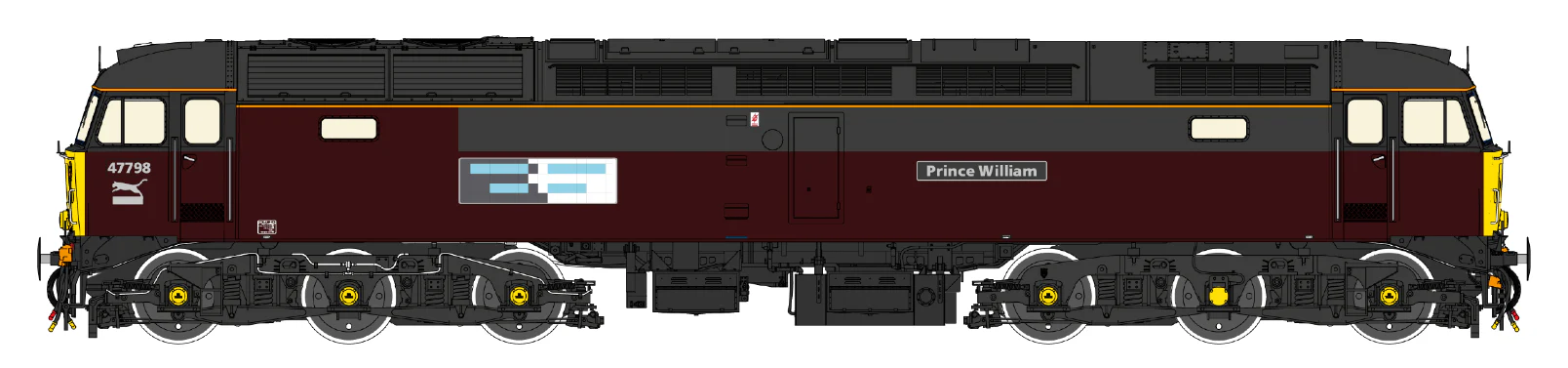 Class 47 RES Royal Livery 'Prince William' No.47798 Diesel Locomotive - DCC Sound