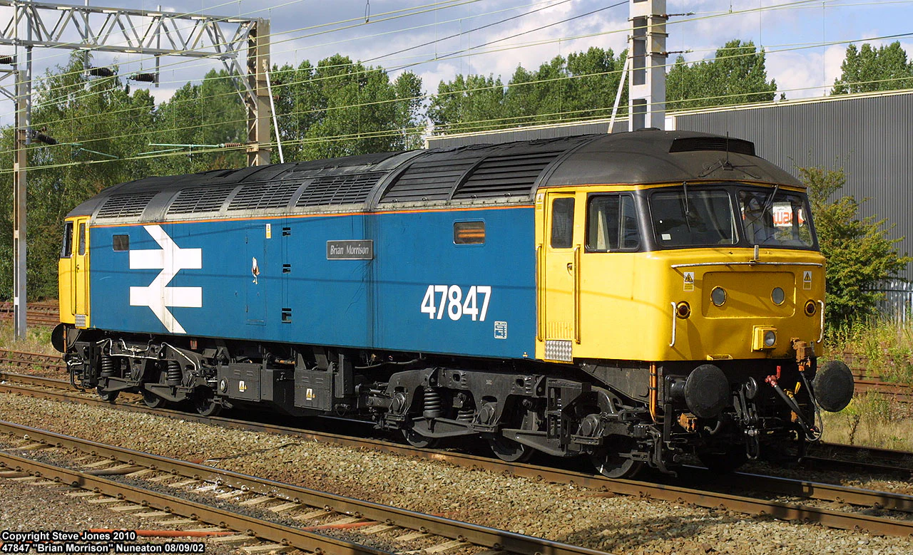 Highly Detailed Premium Weathered Class 47 BR Blue/Large Logo Cross Country Farewell No.47840/847 Diesel Locomotive Twin Pack - DCC Sound - Image 5