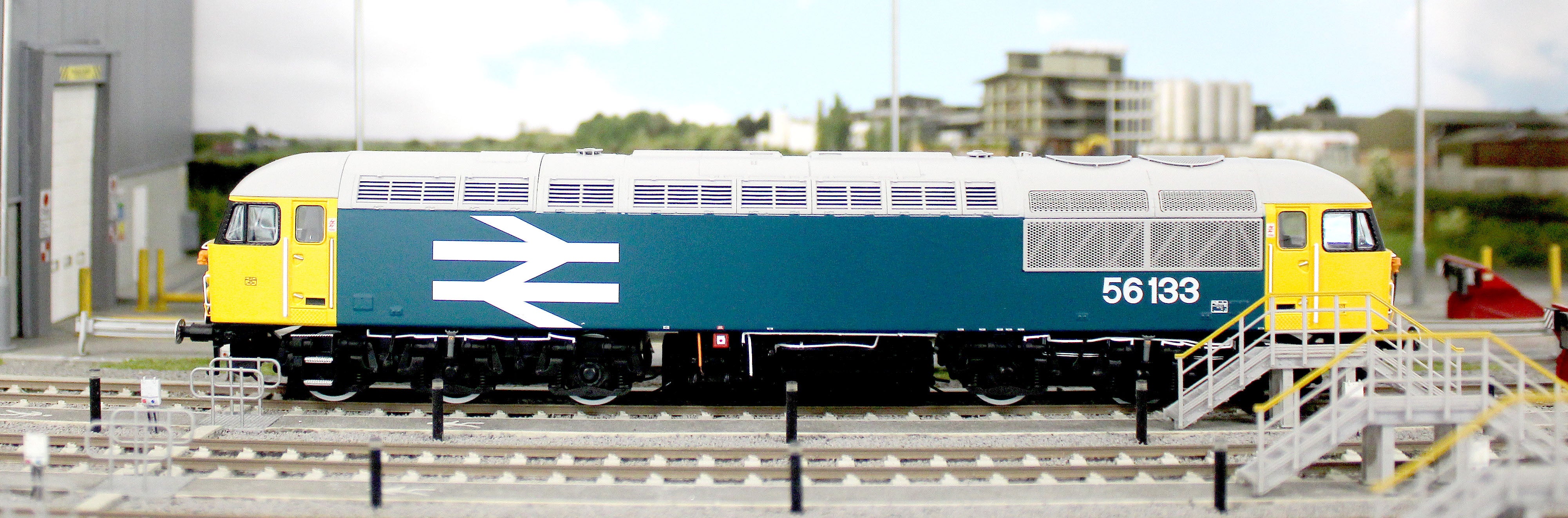 CM - 56133 - LL SF Class 56 BR Blue 'Crewe Locomotive Works' No.56133 (Large Logo) Diesel Locomotive - DCC Sound - Image 9
