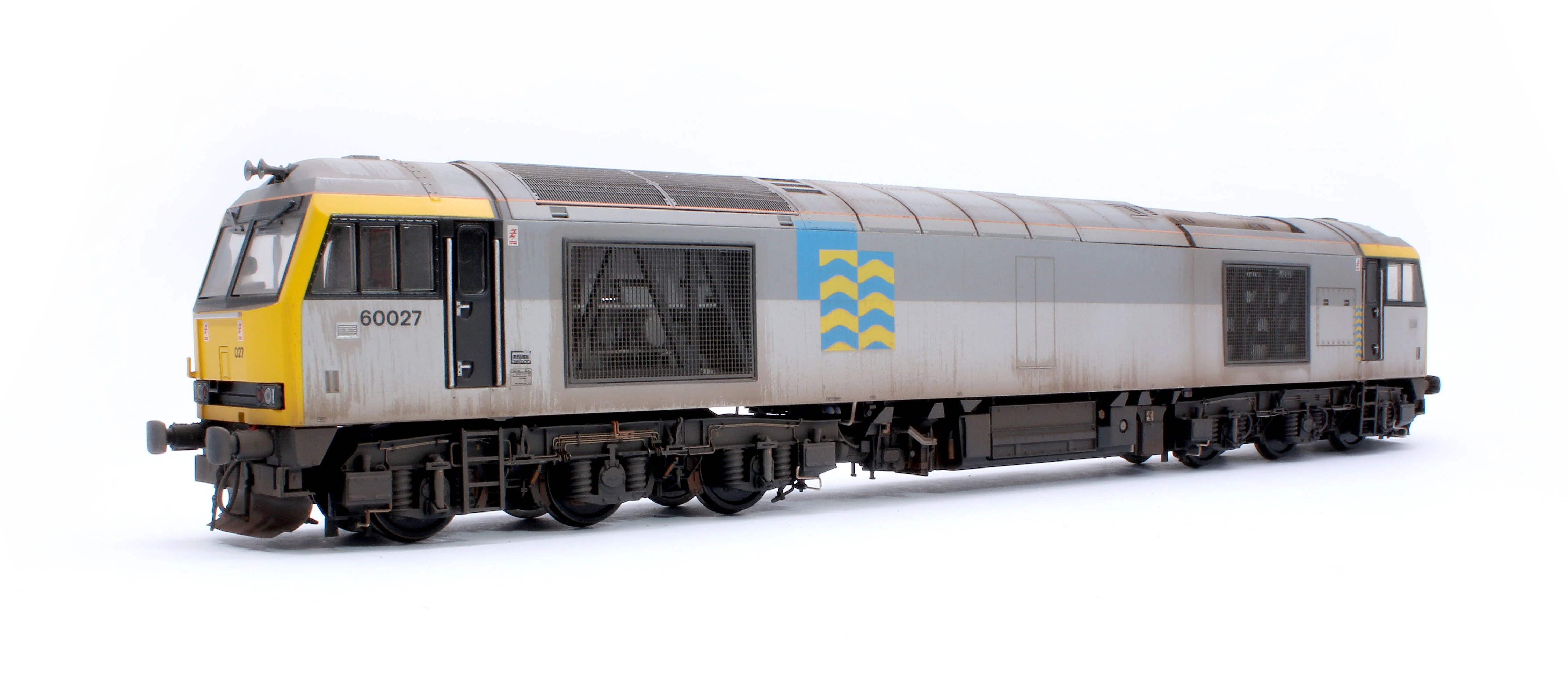 CM-60027-TGP-SOUNDW Highly Detailed Premium Weathered Class 60 027 “Joseph Banks” Triple Grey Petroleum Diesel Electric Locomotive - DCC Sound - Image 3