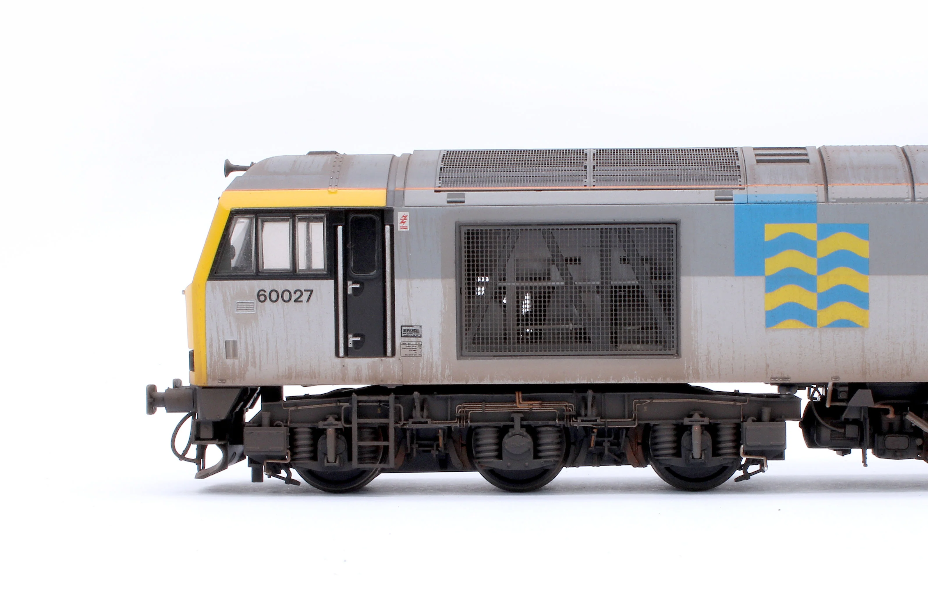 CM-60027-TGP-SOUNDW Highly Detailed Premium Weathered Class 60 027 “Joseph Banks” Triple Grey Petroleum Diesel Electric Locomotive - DCC Sound - Image 6