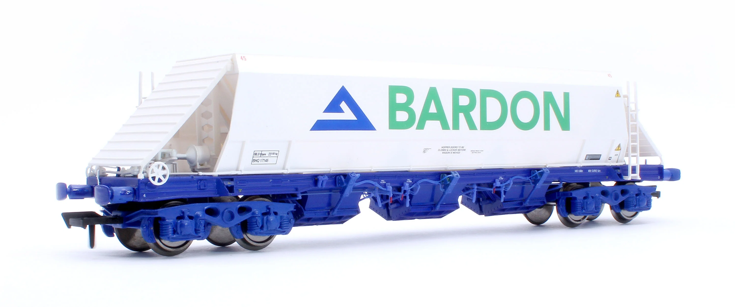 CM_JG010B_(BA)_TP_(A) Bardon Aggregates (White and Blue) PHA/JGA Hopper Wagon (Triple) - Image 4