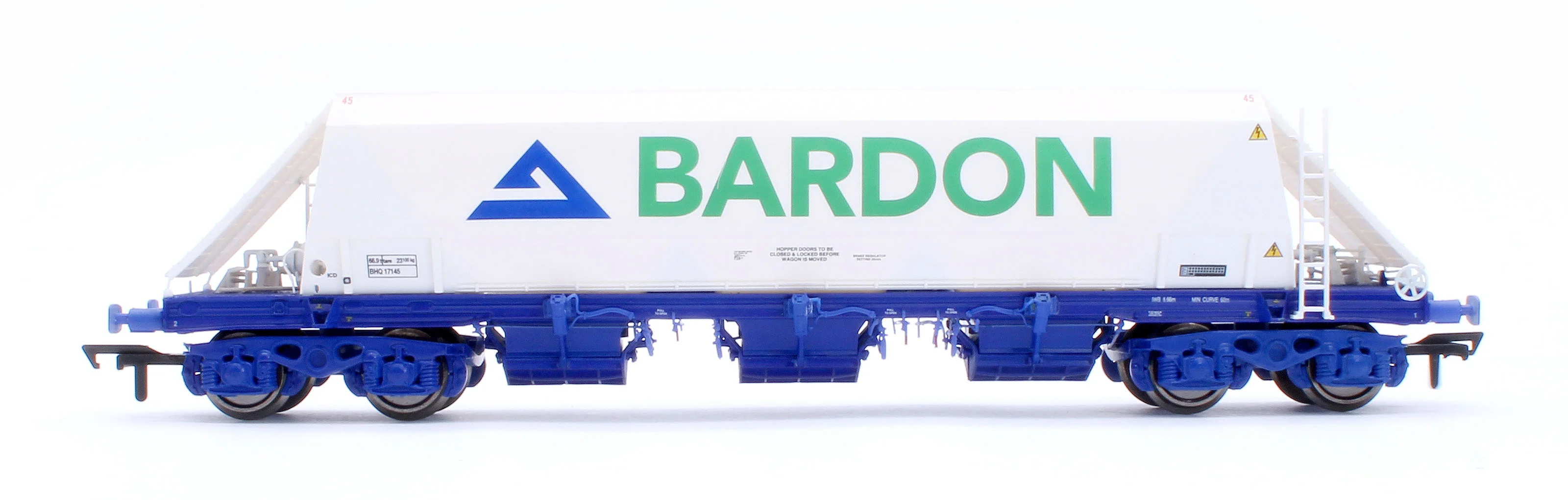 CM_JG010B_(BA)_TP_(A) Bardon Aggregates (White and Blue) PHA/JGA Hopper Wagon (Triple) - Image 5