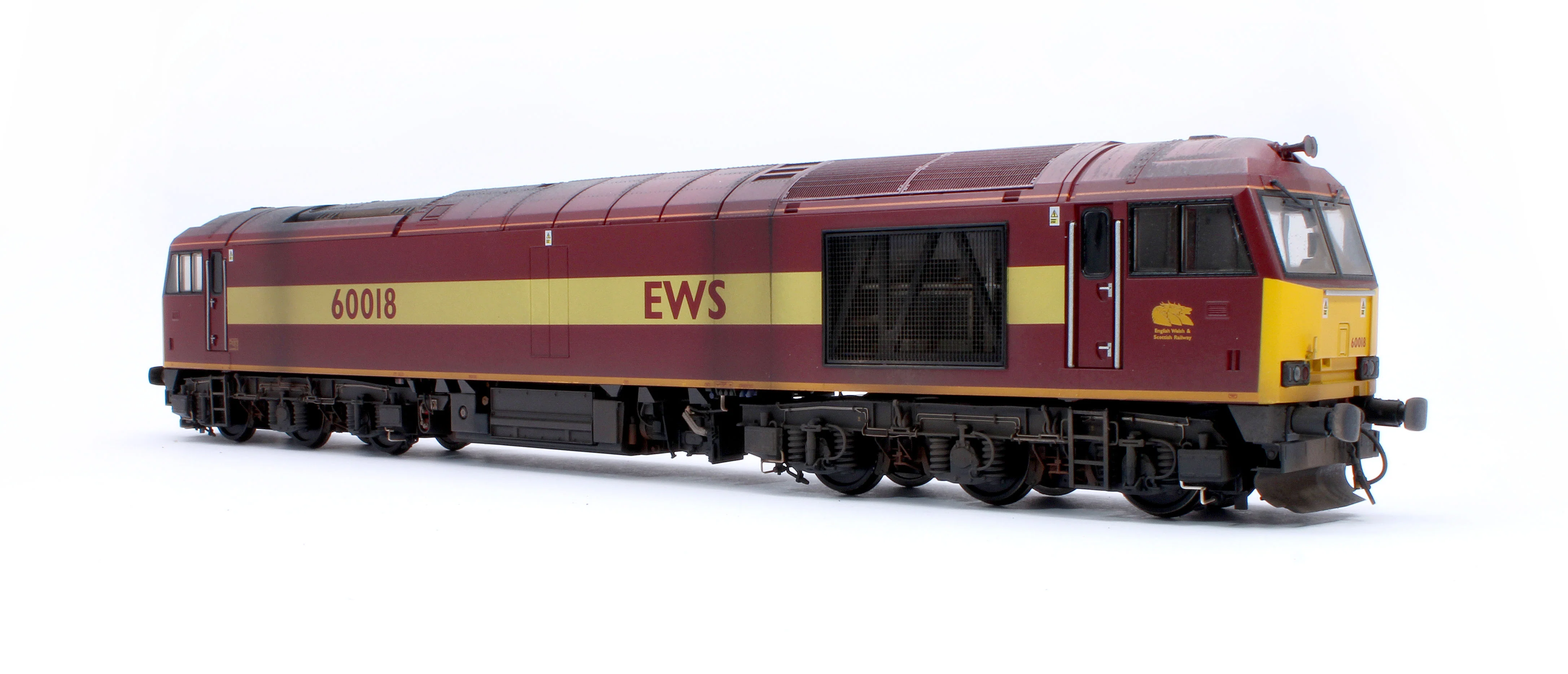 CM-60018-EWSW Highly Detailed Premium Weathered Class 60 018 EWS Diesel Electric Locomotive - Image 2