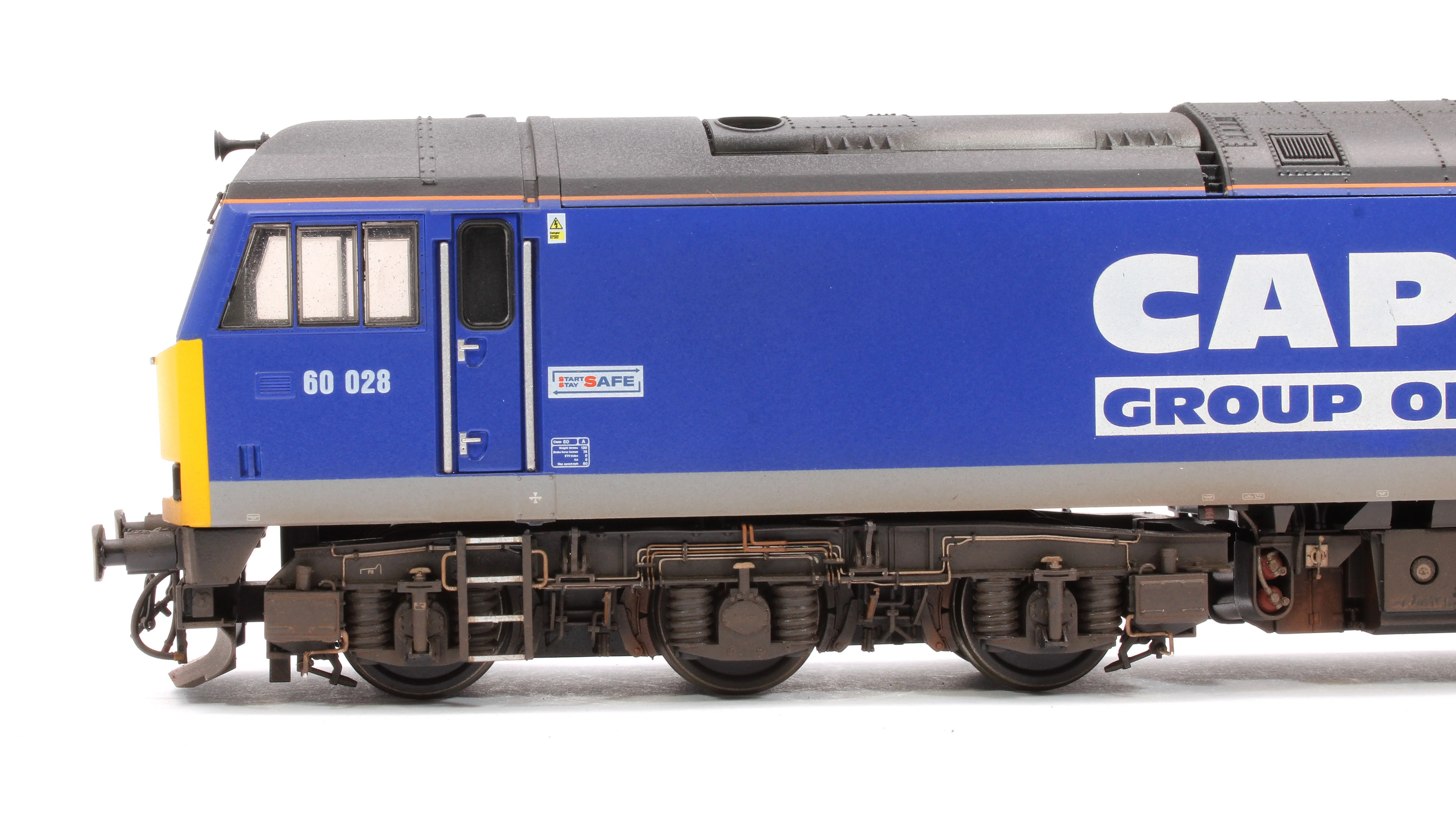 CM-60028-CB-SOUNDW Highly Detailed Premium Weathered Class 60 028 Cappagh Blue Diesel Electric Locomotive - DCC Sound - Image 6