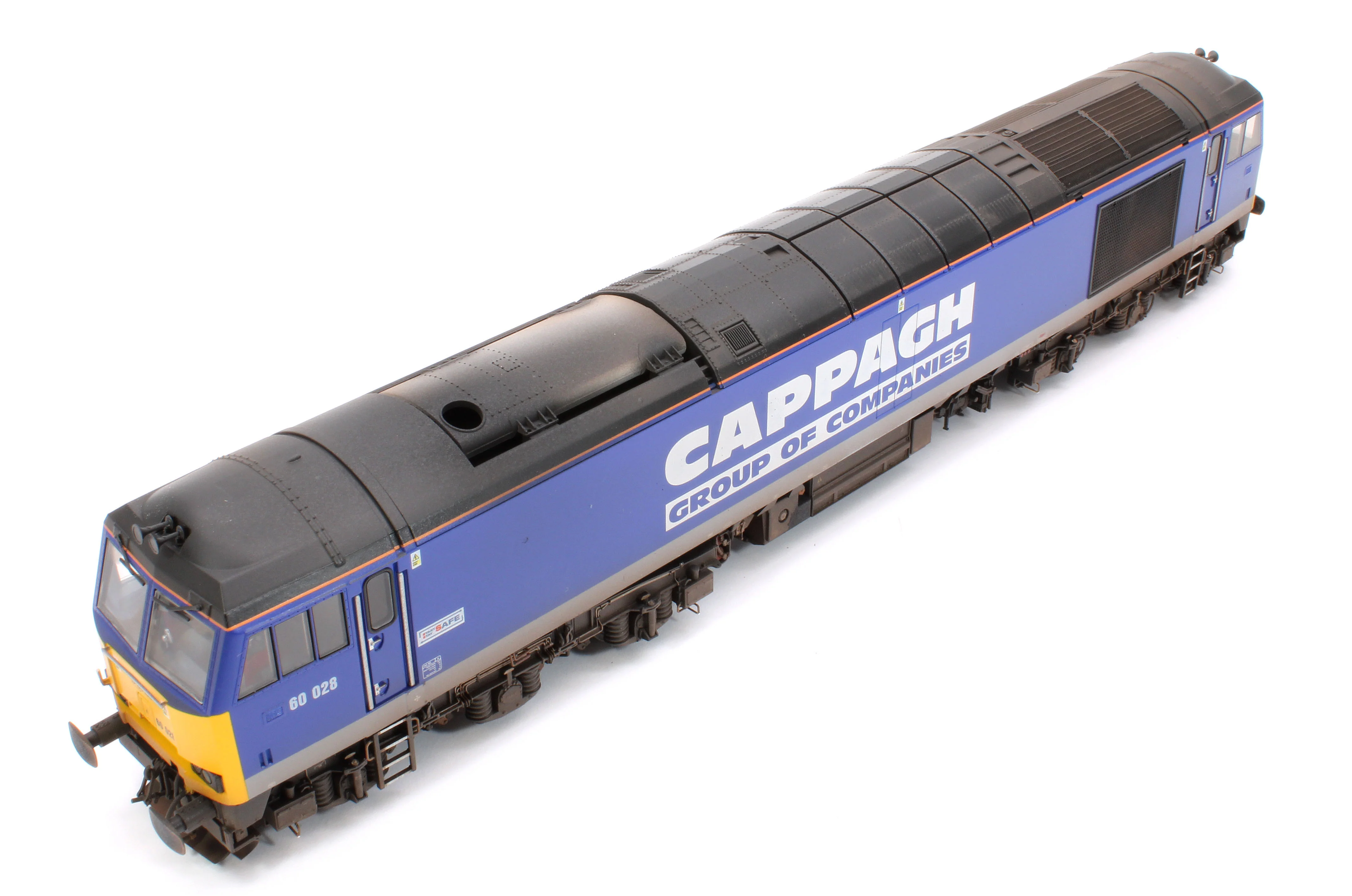 CM-60028-CBW Highly Detailed Premium Weathered Class 60 028 Cappagh Blue Diesel Electric Locomotive - Image 10