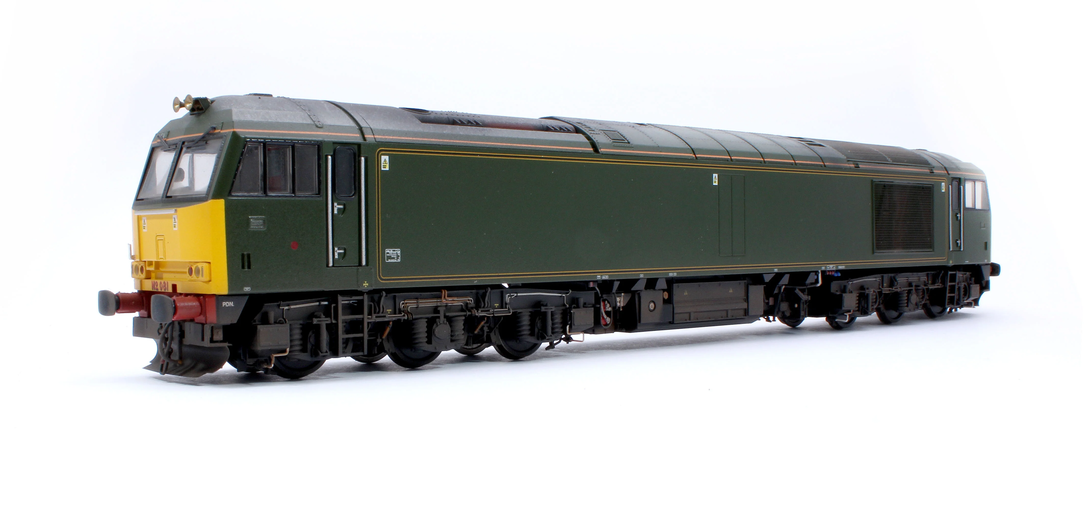 CM-60081-GWR SFW Highly Detailed Premium Weathered Class 60 081 “Isambard Kingdom Brunel” GWR Green Diesel Electric Locomotive - DCC Sound