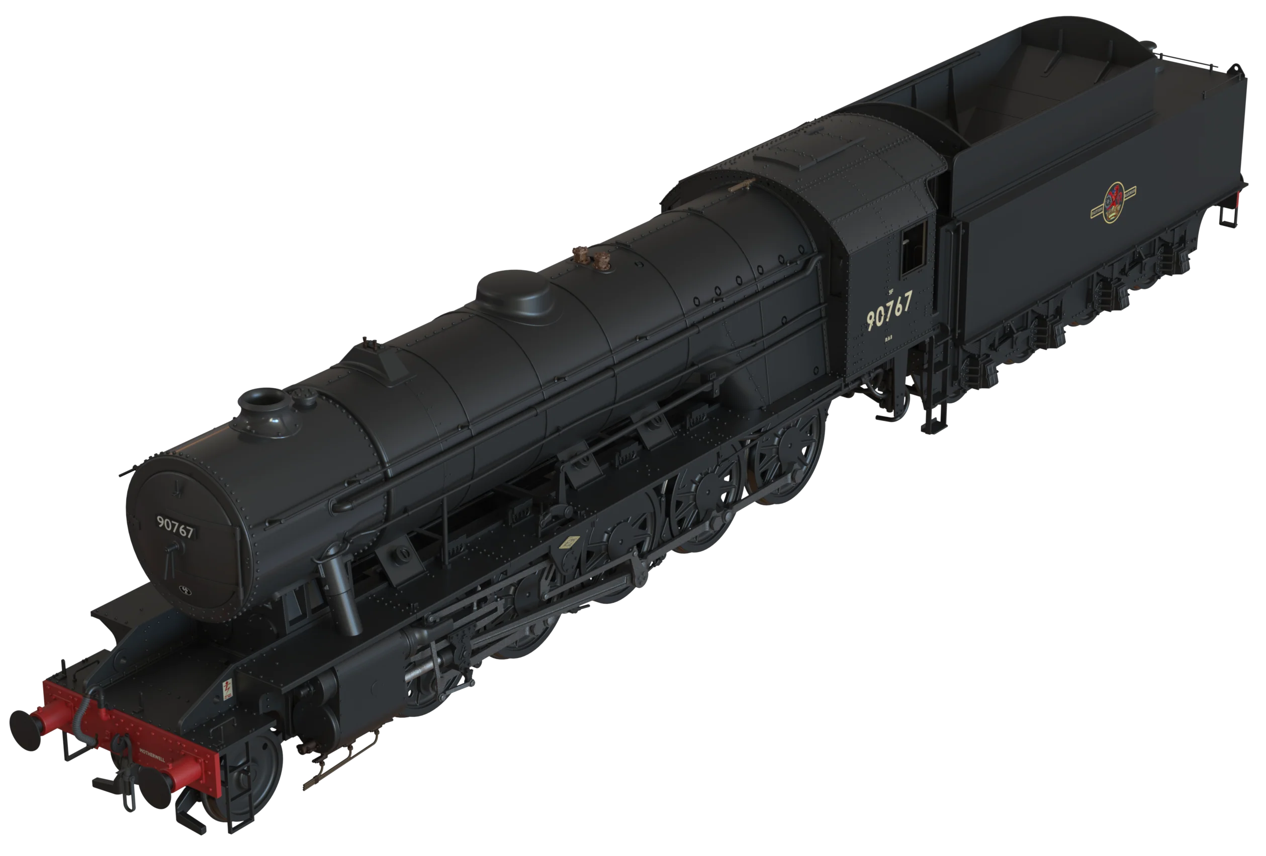 C1006C WD Austerity 2-10-0 BR Black Late Crest No.90767 Steam Locomotive - Image 3