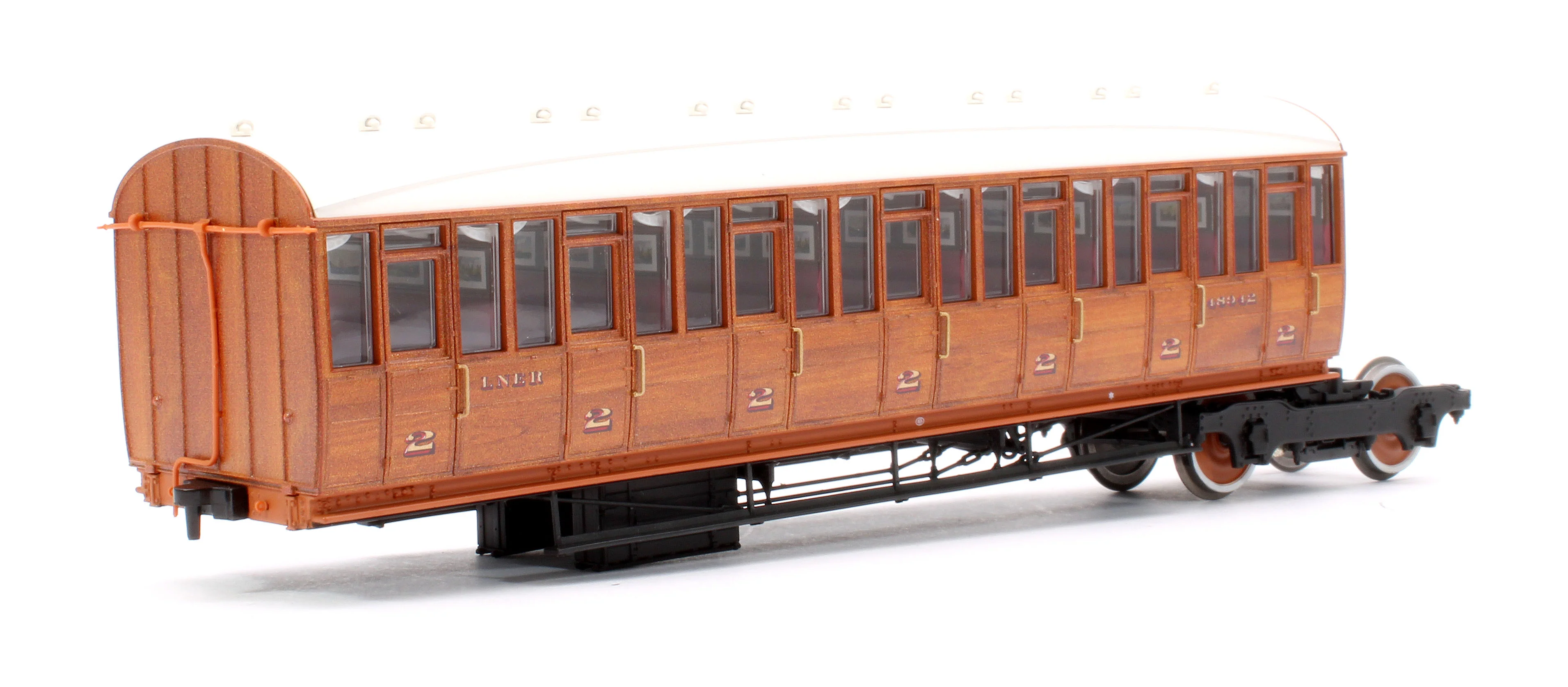 C2001B Quad Art Set No. 74B LNER Teak 4 Coach Pack - Image 5