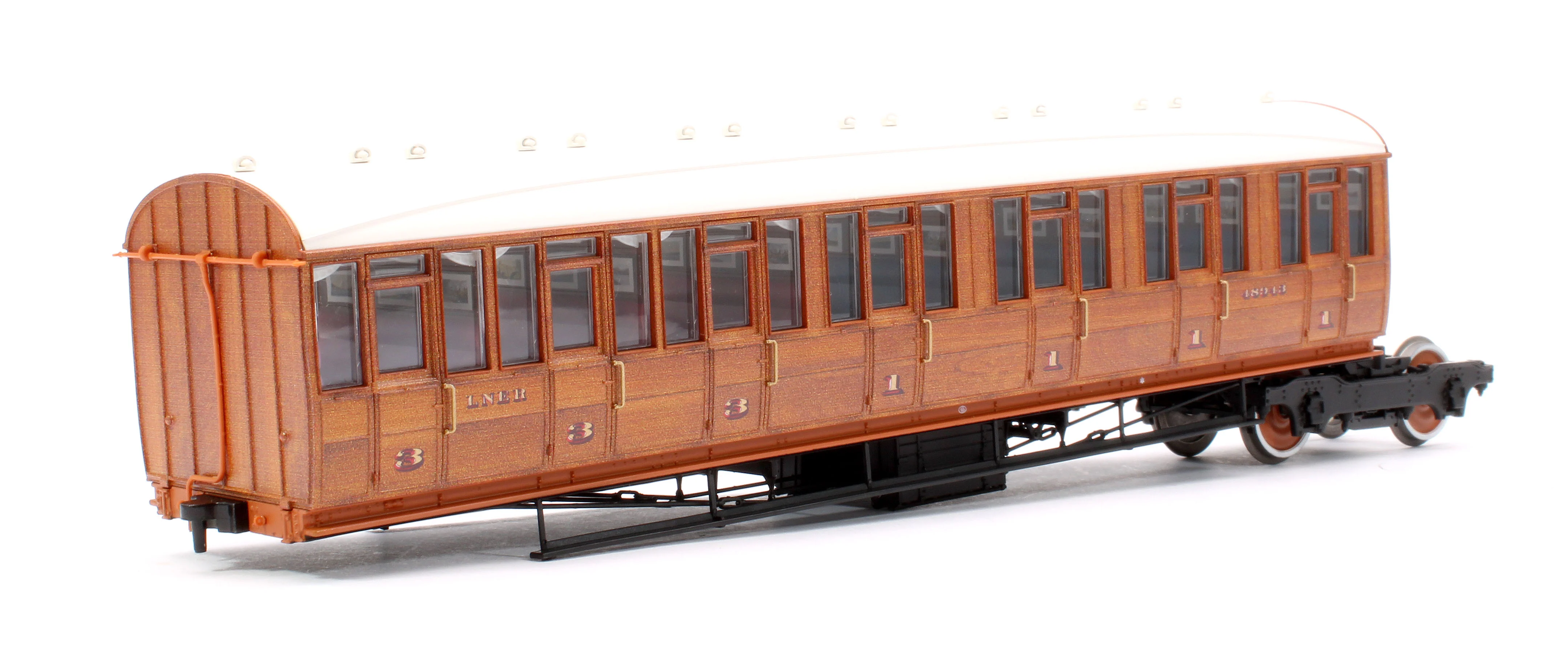 C2001B Quad Art Set No. 74B LNER Teak 4 Coach Pack - Image 7